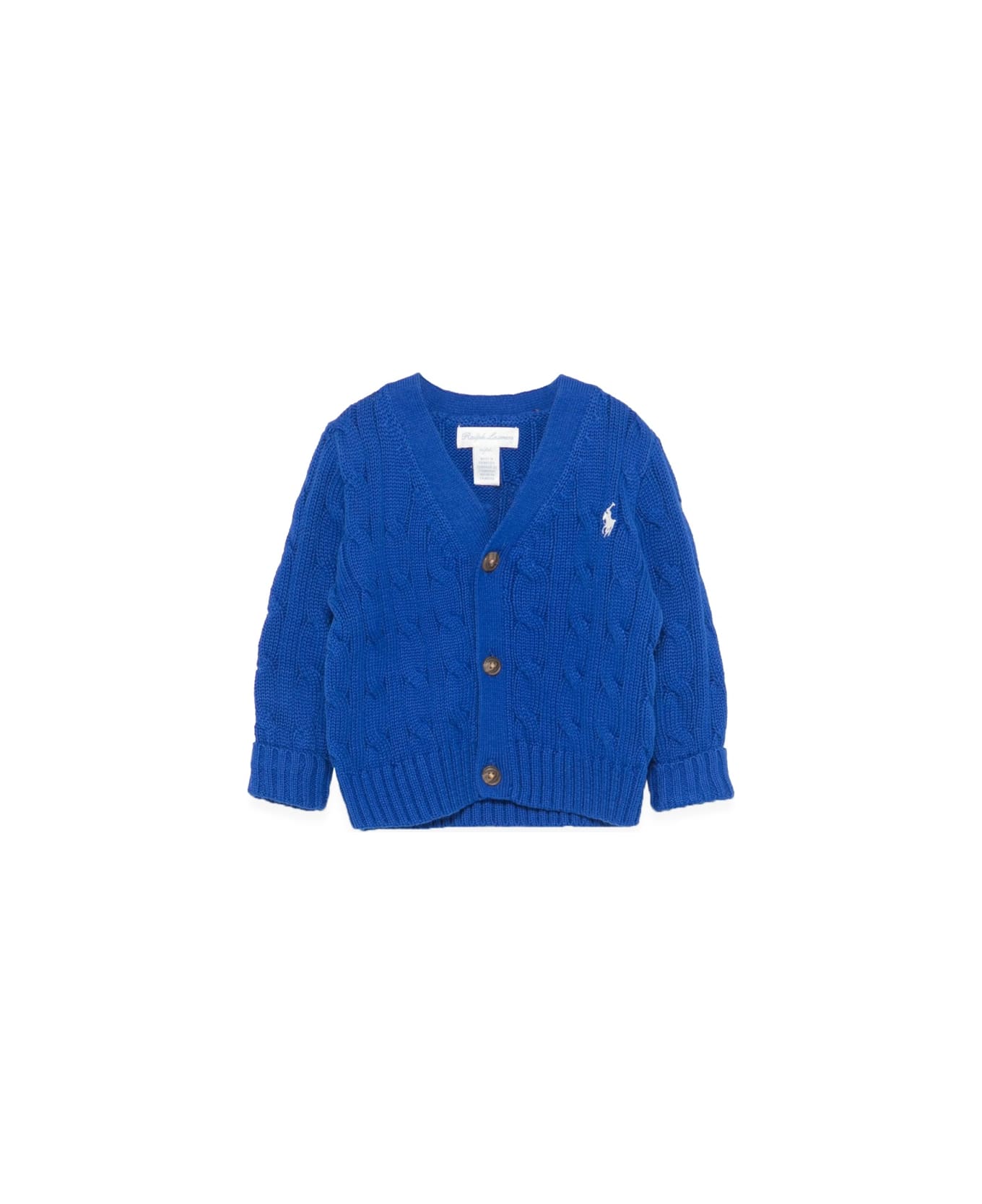Polo Ralph Lauren Cardigan With Logo - WHITE