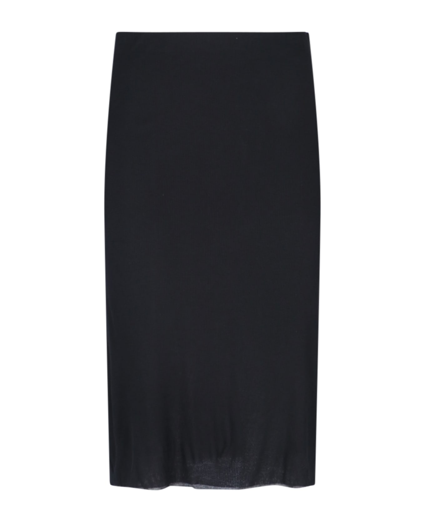 Khaite 'leema' Midi Skirt - Black  