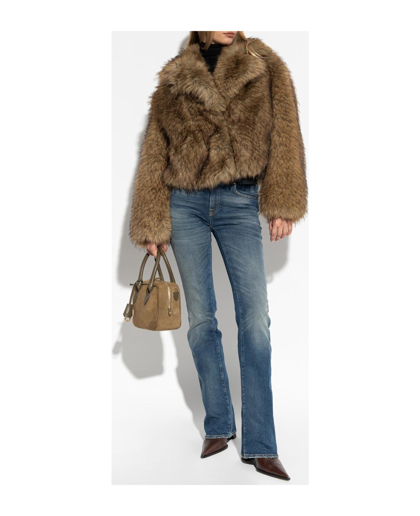 STAND STUDIO 'samara' Faux Fur - BEIGE