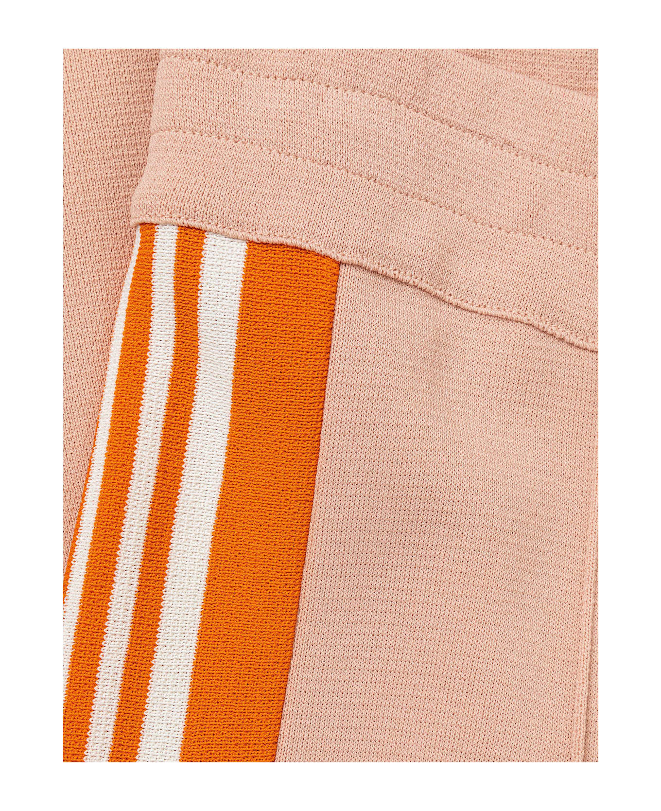Autry Viscose Blend Trousers With Logo - Pink