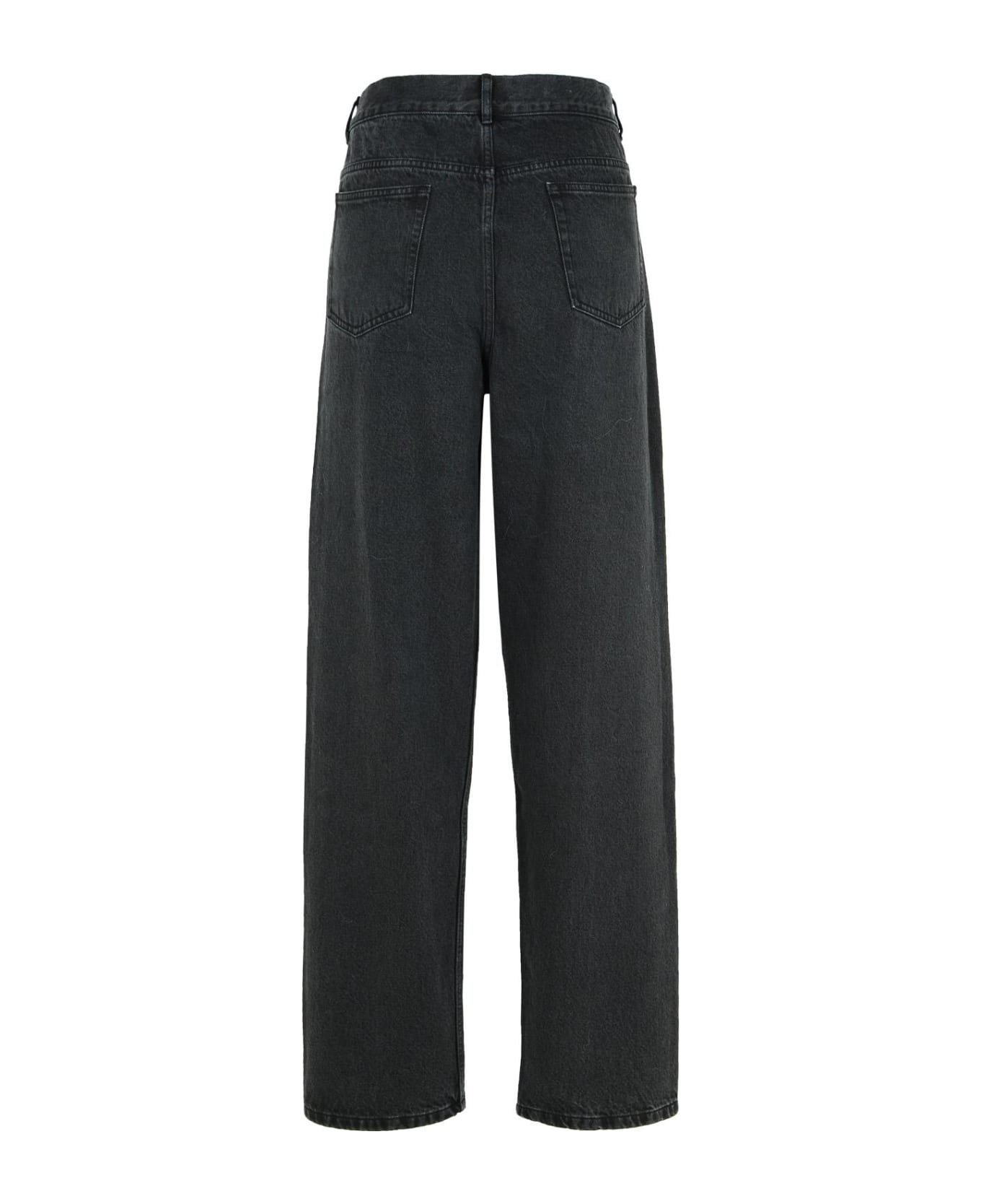 A.P.C. 'fairfax' Black Cotton Jeans - WASHED BLACK