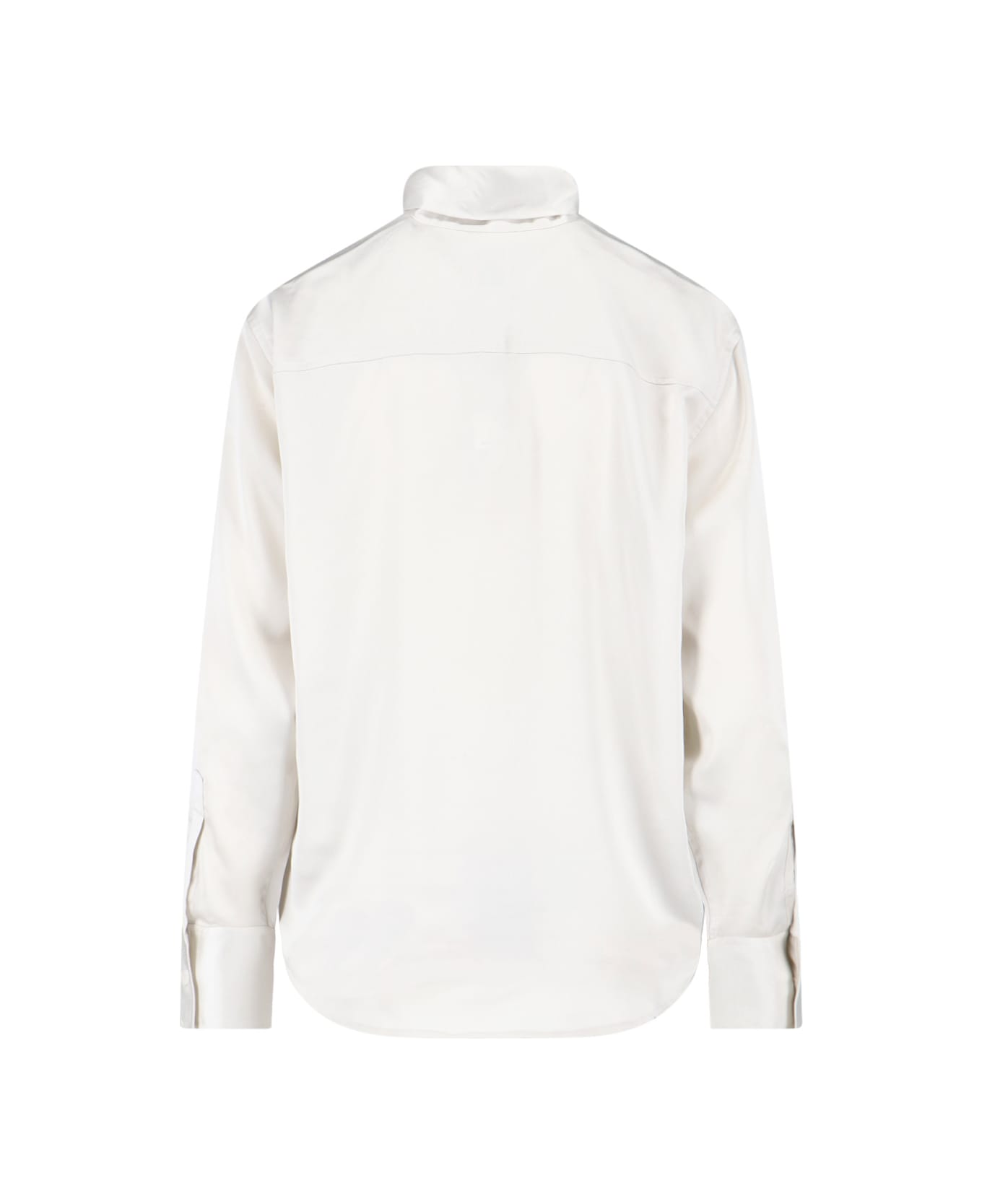 Calvin Klein Blouse With Bow - Cream