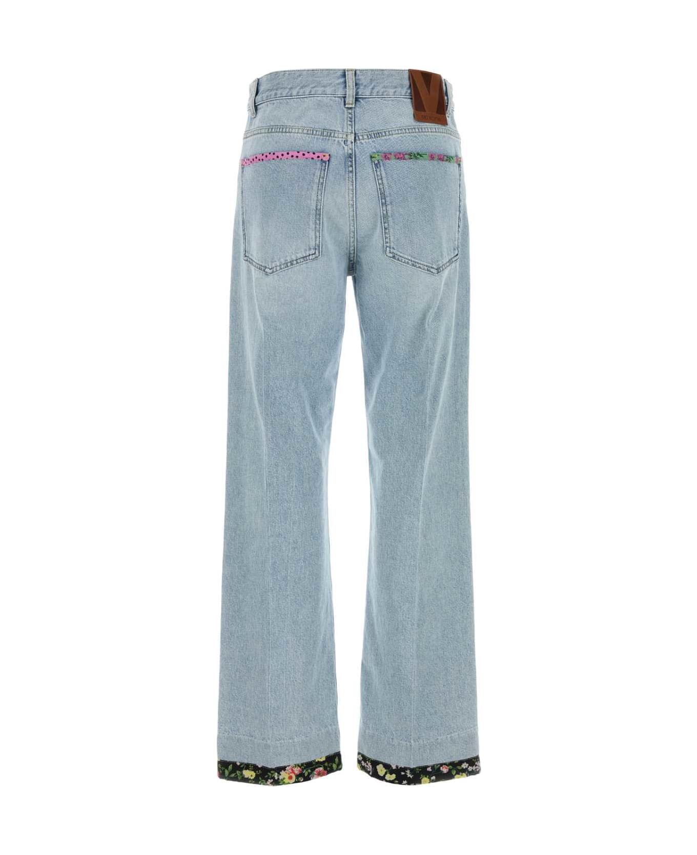 Valentino Garavani Floral Edge Jeans