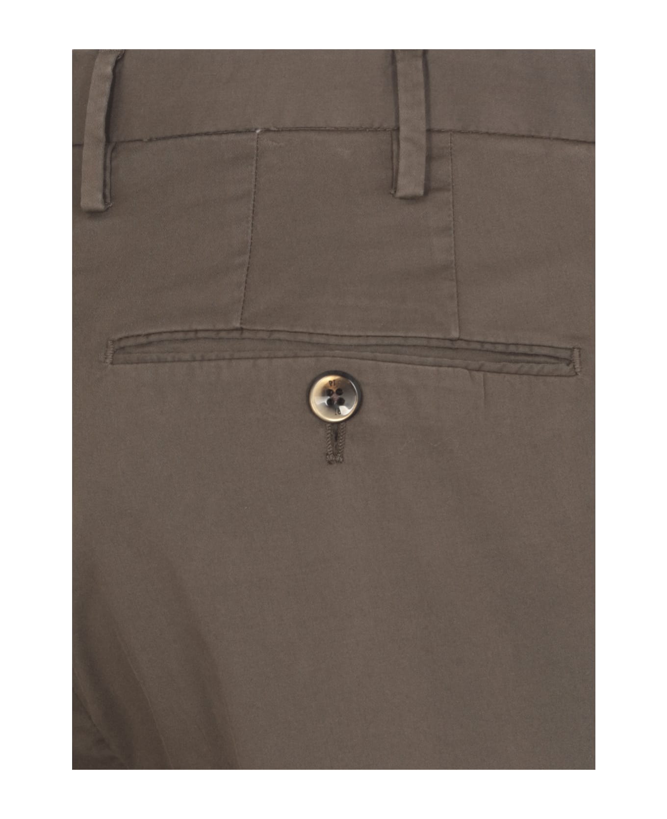 PT Torino Cotton Trousers - Kaki