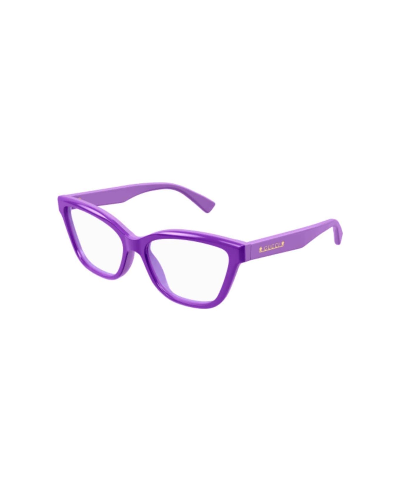 Gucci Eyewear Cat-eye Glasses - 003 violet violet transpa