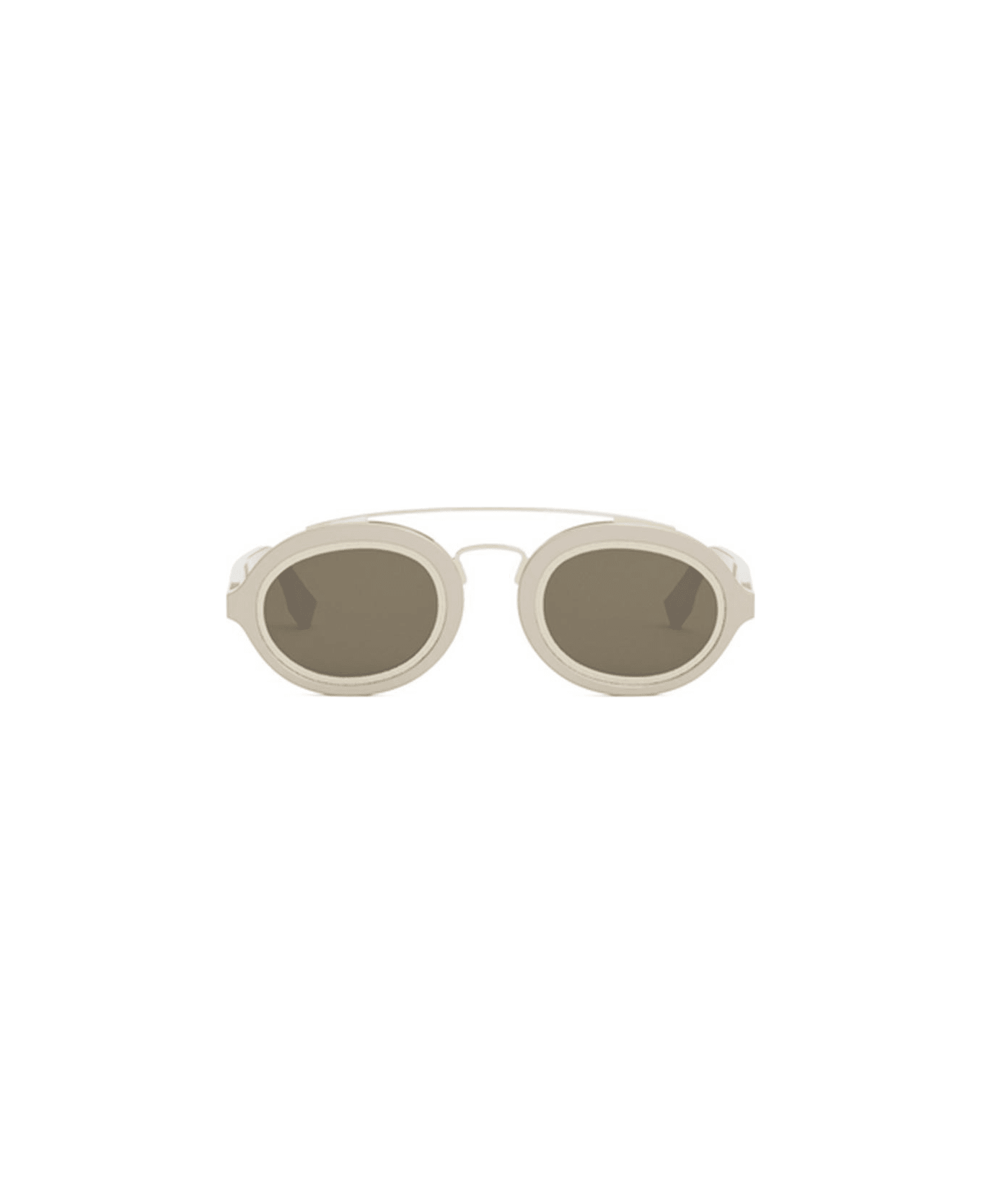 Fendi Eyewear Sunglasses - Avorio/Marrone