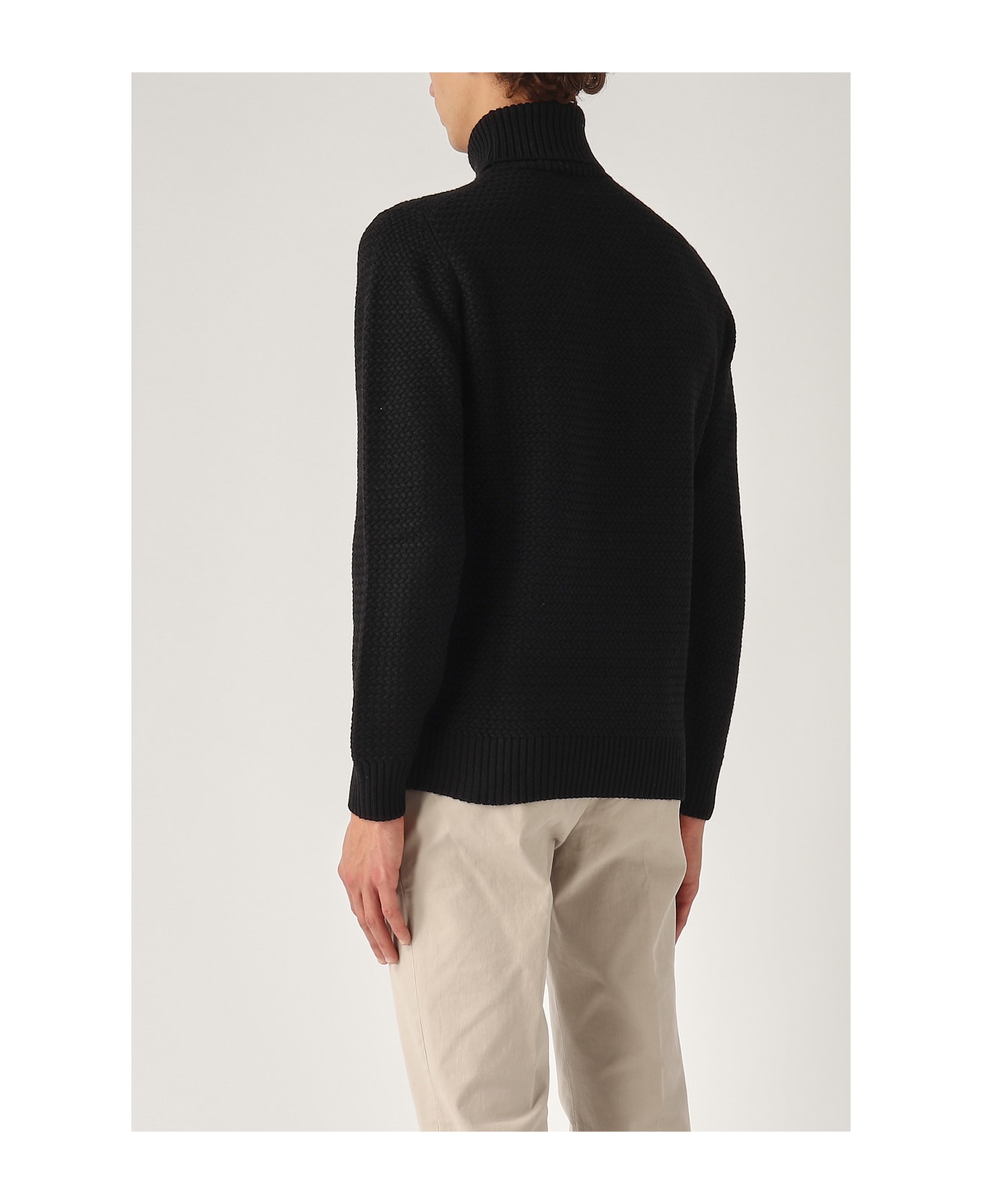 Filippo De Laurentiis Dolcevita M/l Sweater - NERO