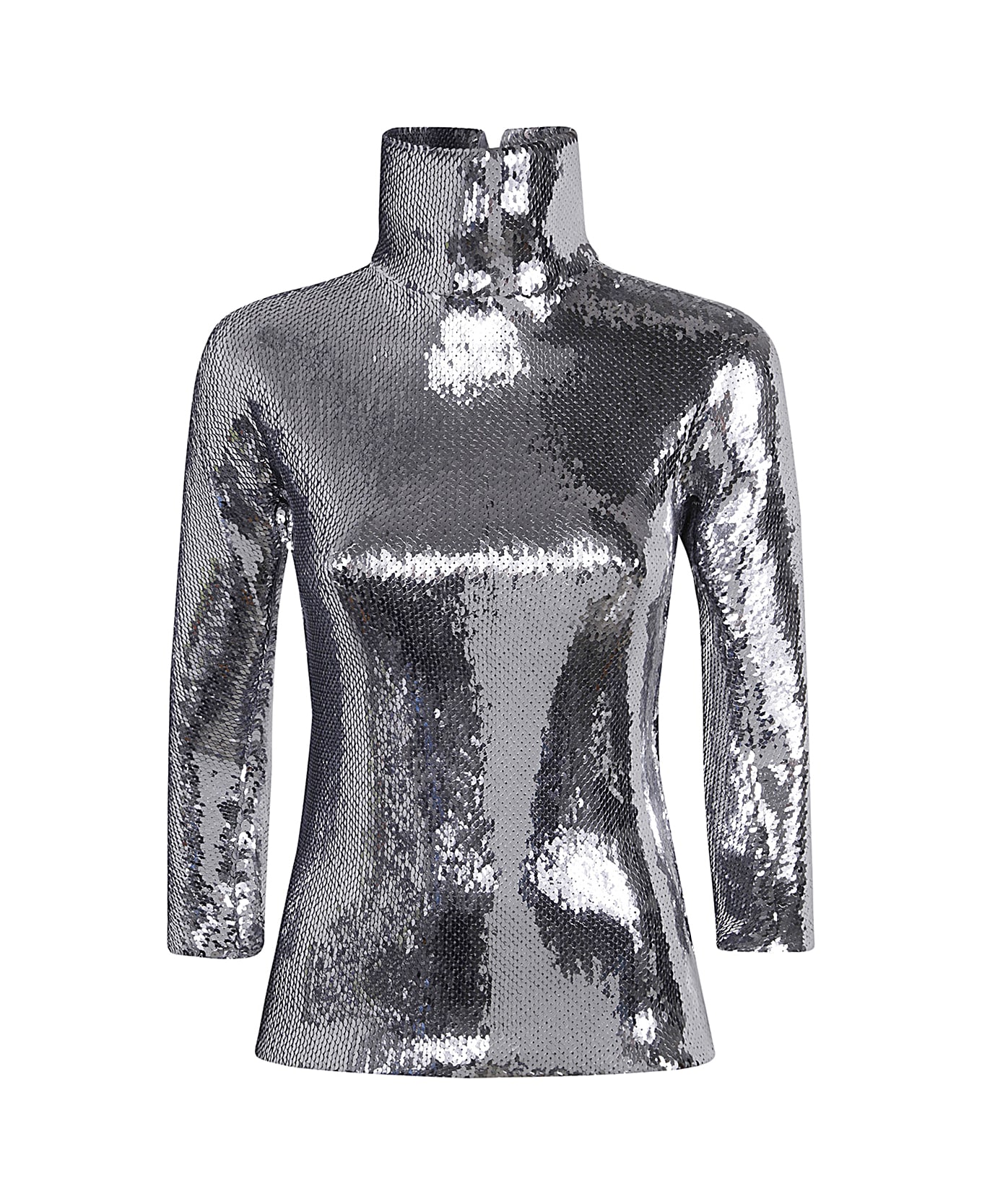 N.21 Round Neck Jumper - Silver