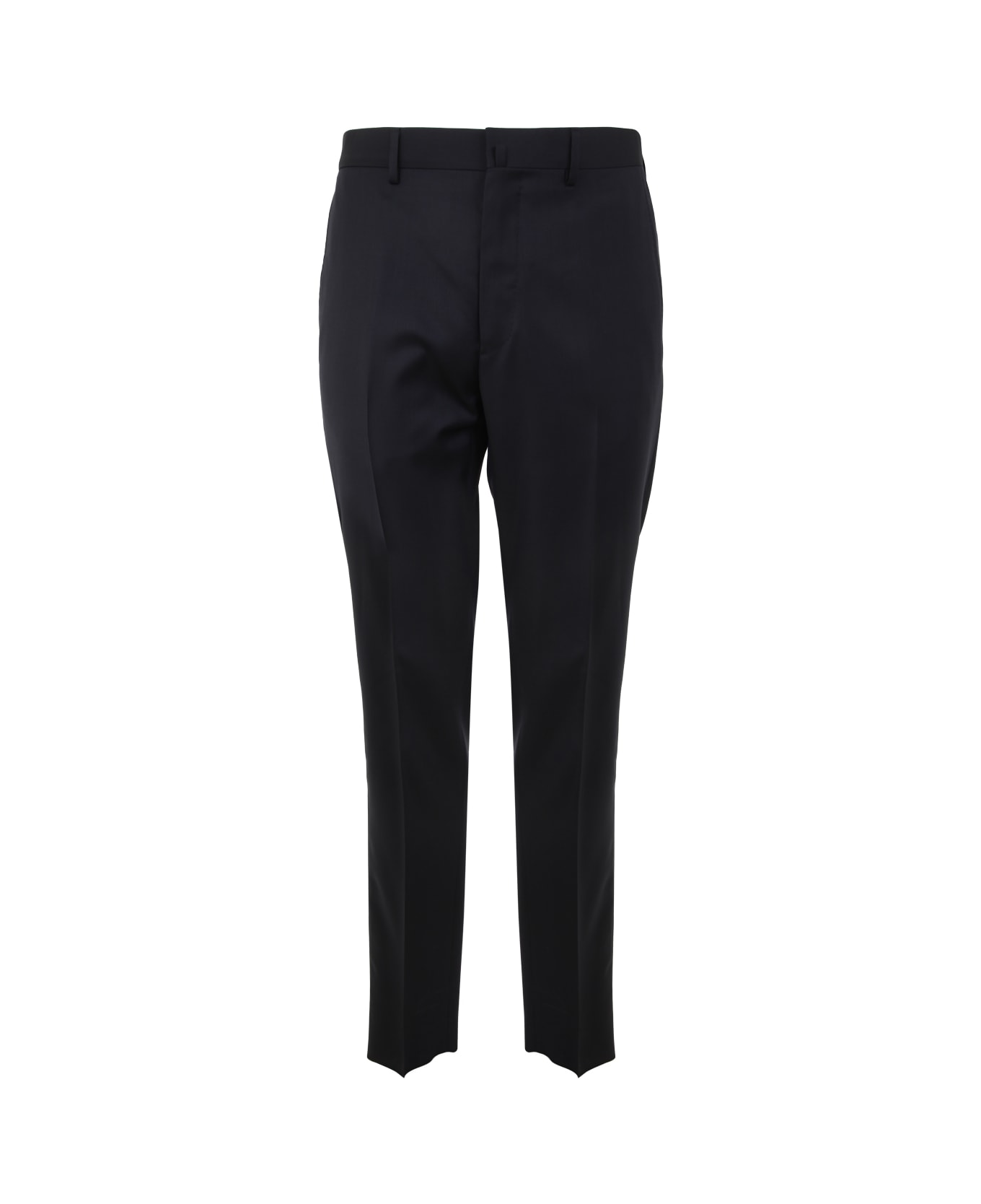 Lanvin Cigarette Trousers - Navy Blue ボトムス