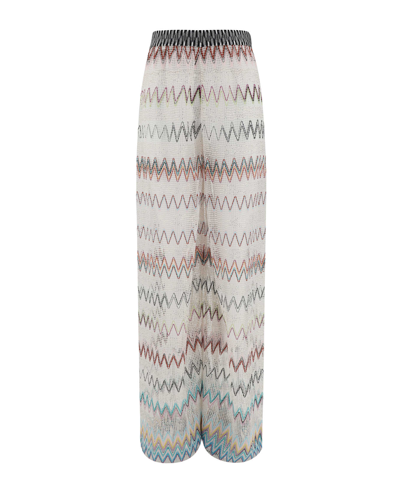Missoni Zig Zag Patterned Mesh Pants