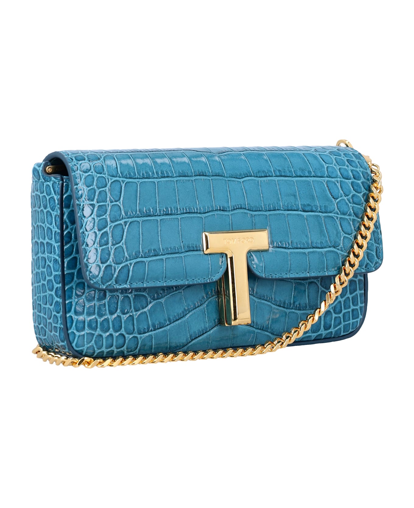 Tom Ford Wallis Mini Bag - DEEP TORQUISE