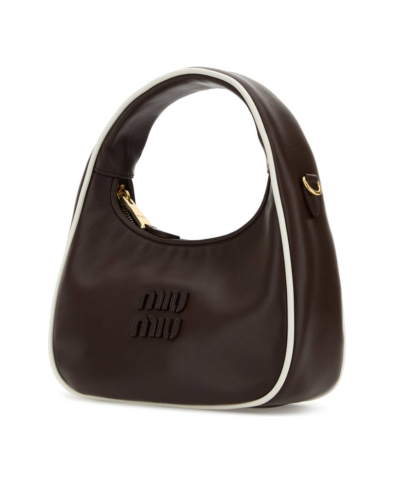 Miu Miu Brown Leather Wander Handbag - RADICABIANCO