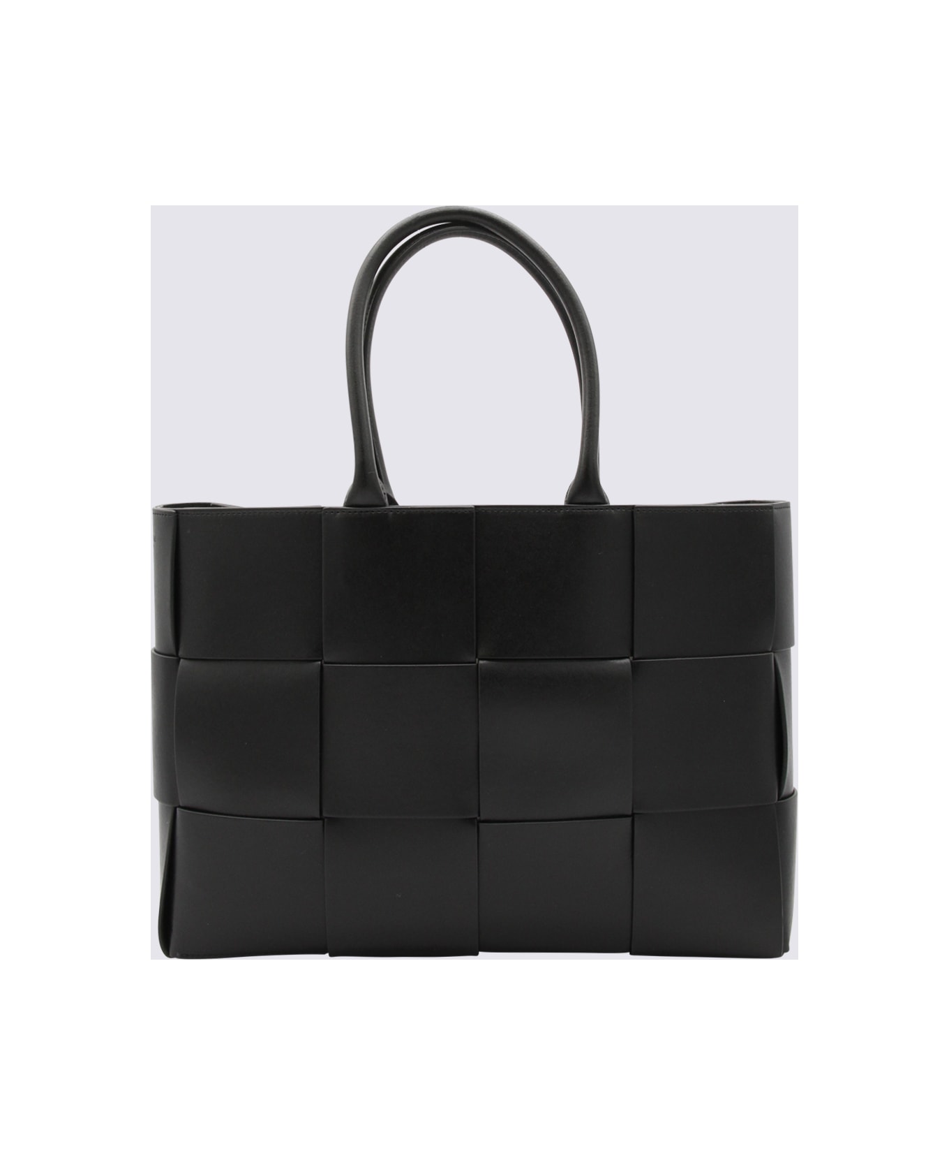 Bottega Veneta Black Leather Arco Tote Bag - Black