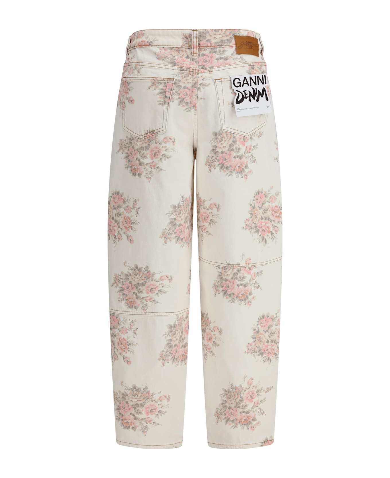 Ganni Stary Floral-print Jeans