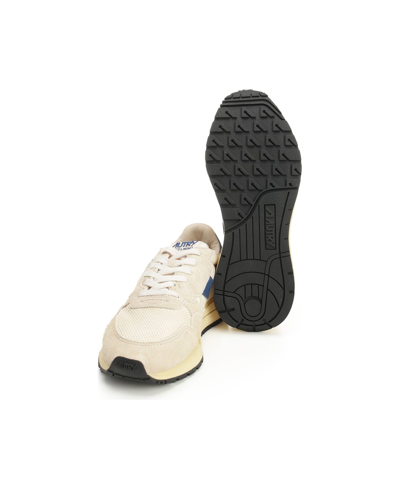 Autry 'reelwind Low' Sneakers - Ecru/ensblue