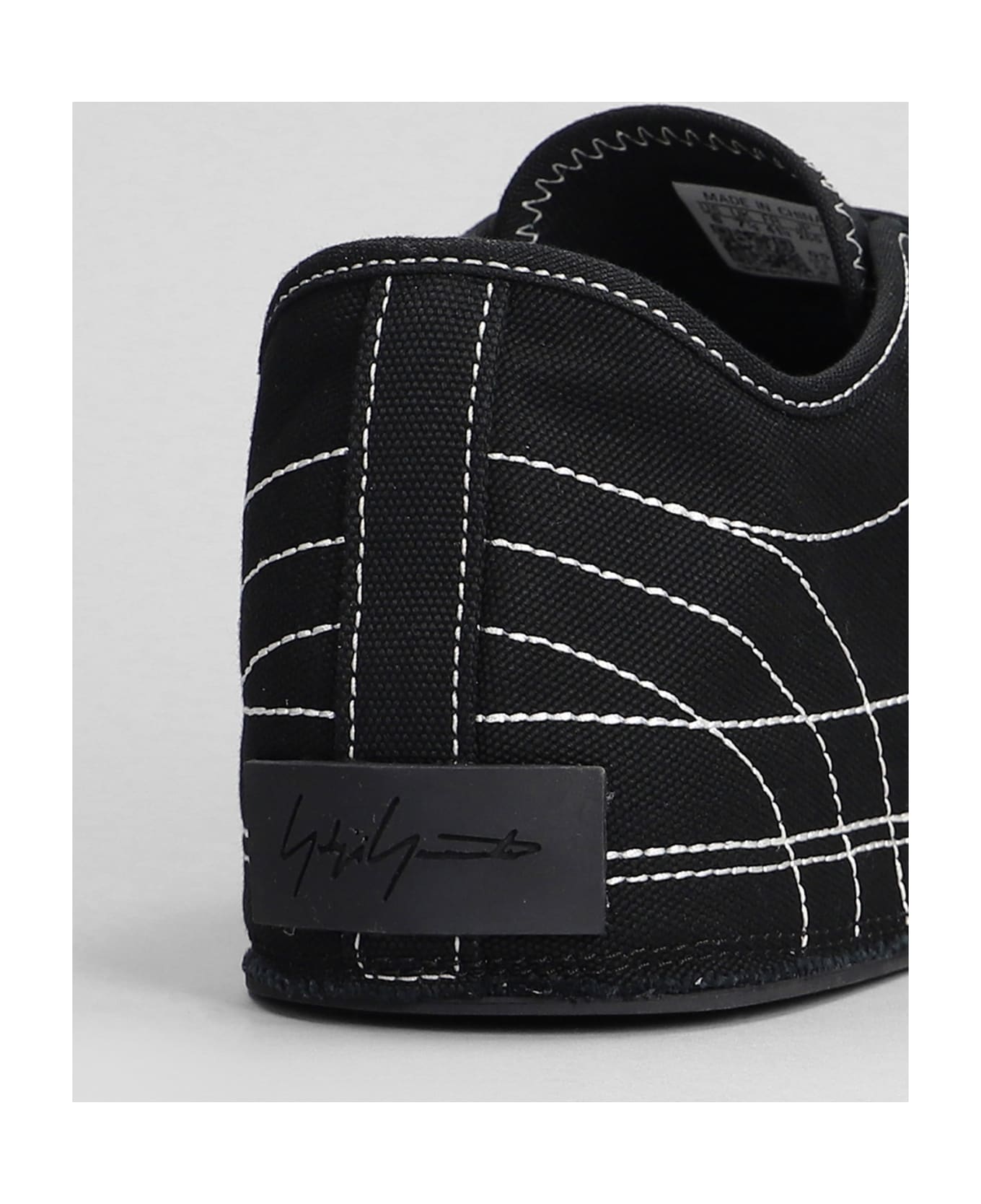 Y-3 Nizza Lo Sneakers - BLACK