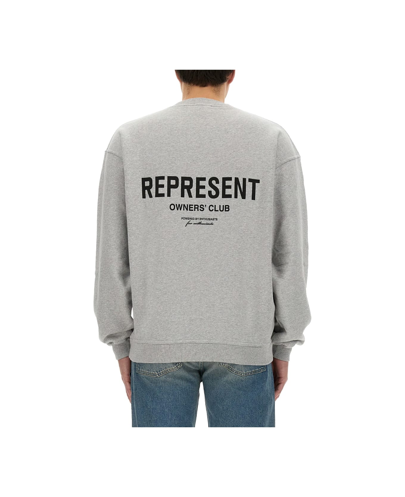 REPRESENT Sweatshirt With Logo - GREY フリース