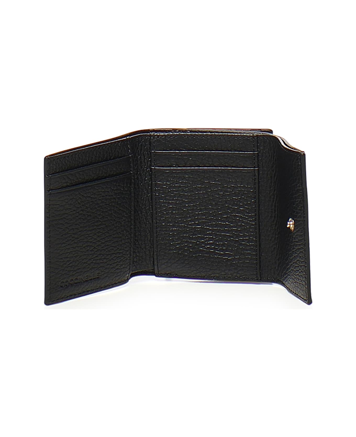 Coccinelle Mini Wallet Metallic Soft - Black