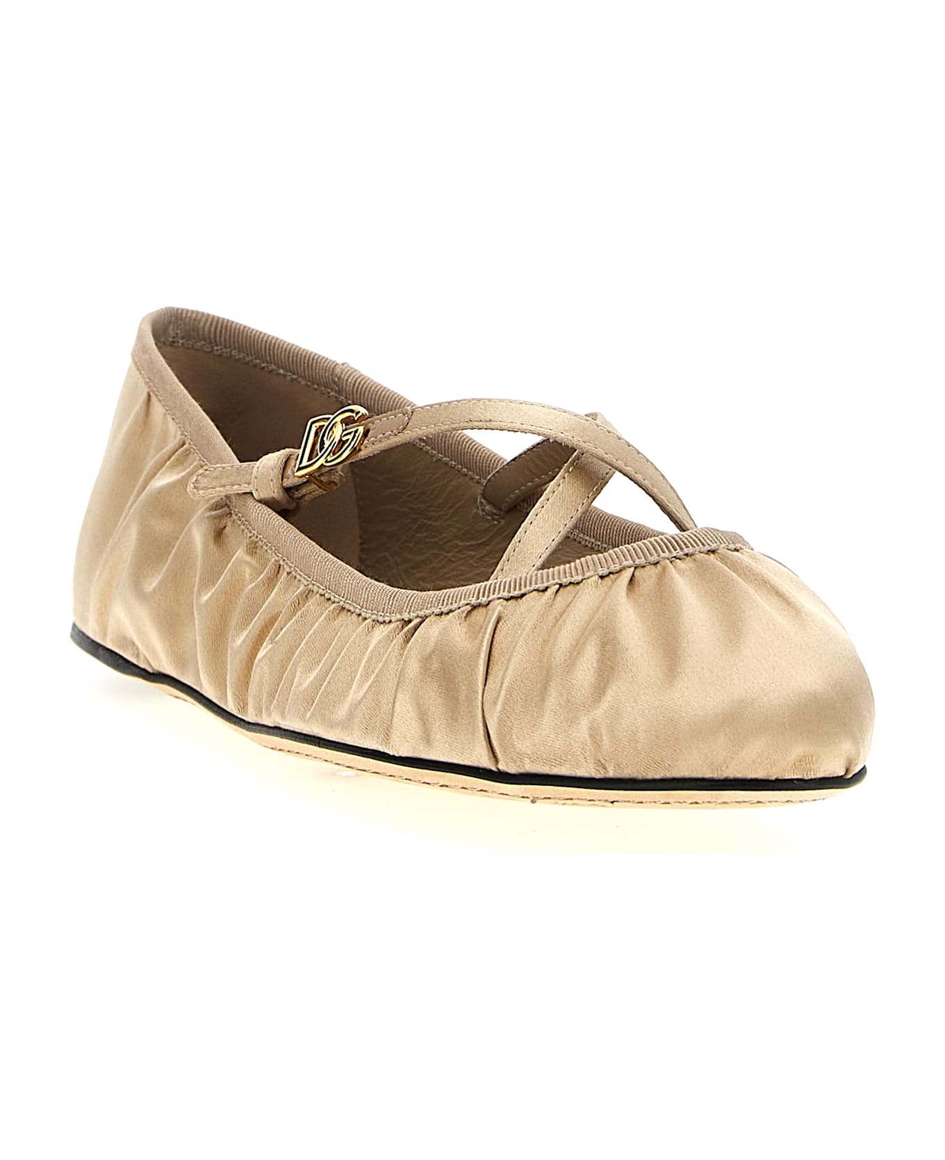 Dolce & Gabbana 'vally' Ballet Flats - Beige