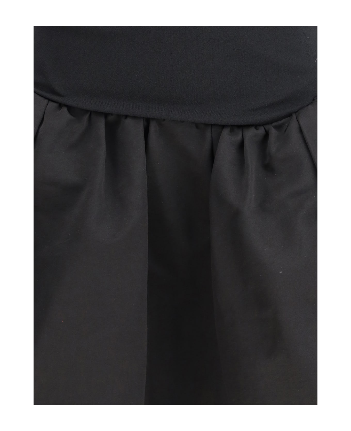 Magda Butrym High-neck Puff Skirt Mini Dress