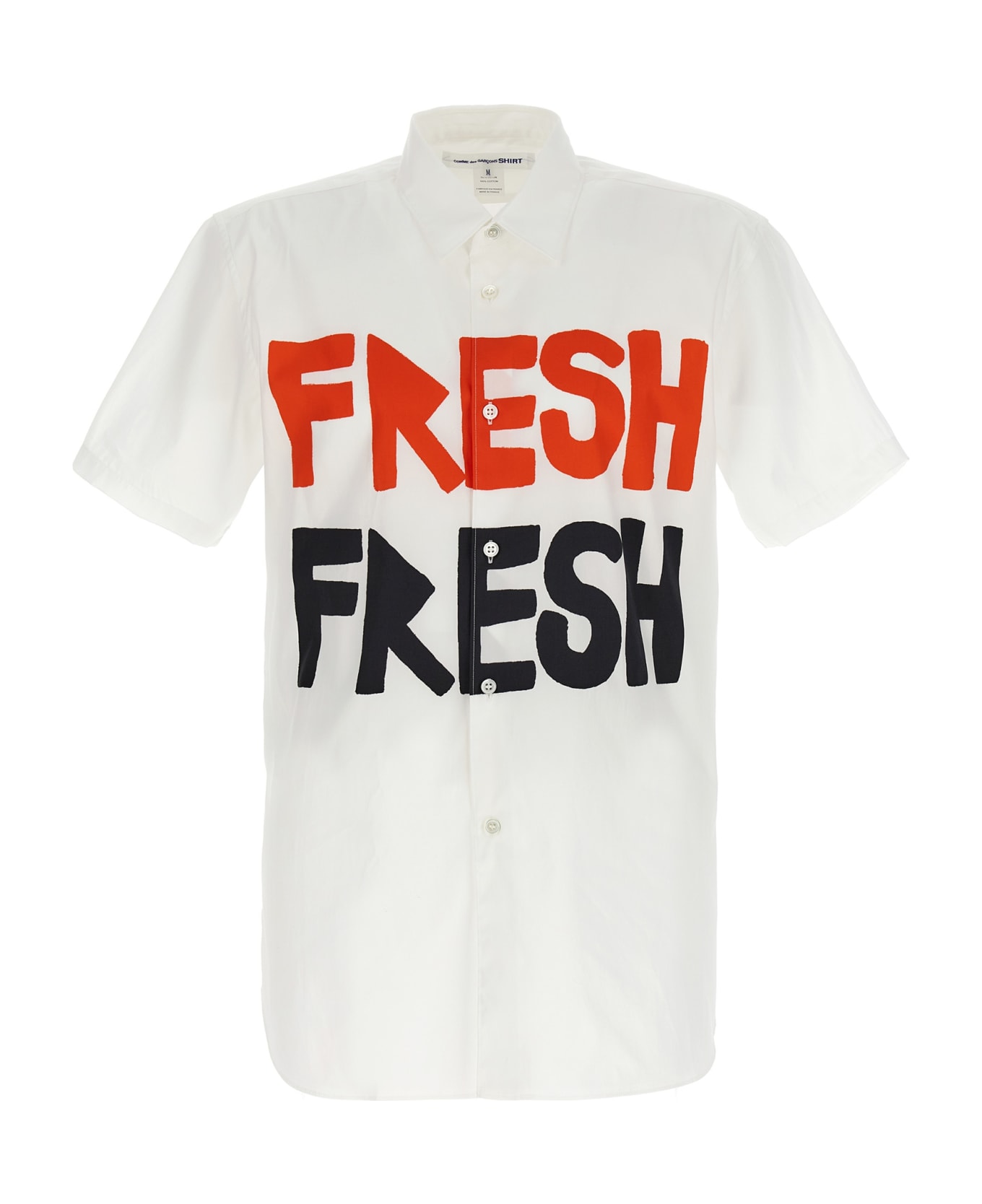 Comme des Garçons Shirt X Brett Westfall Fresh Shirt - White Print