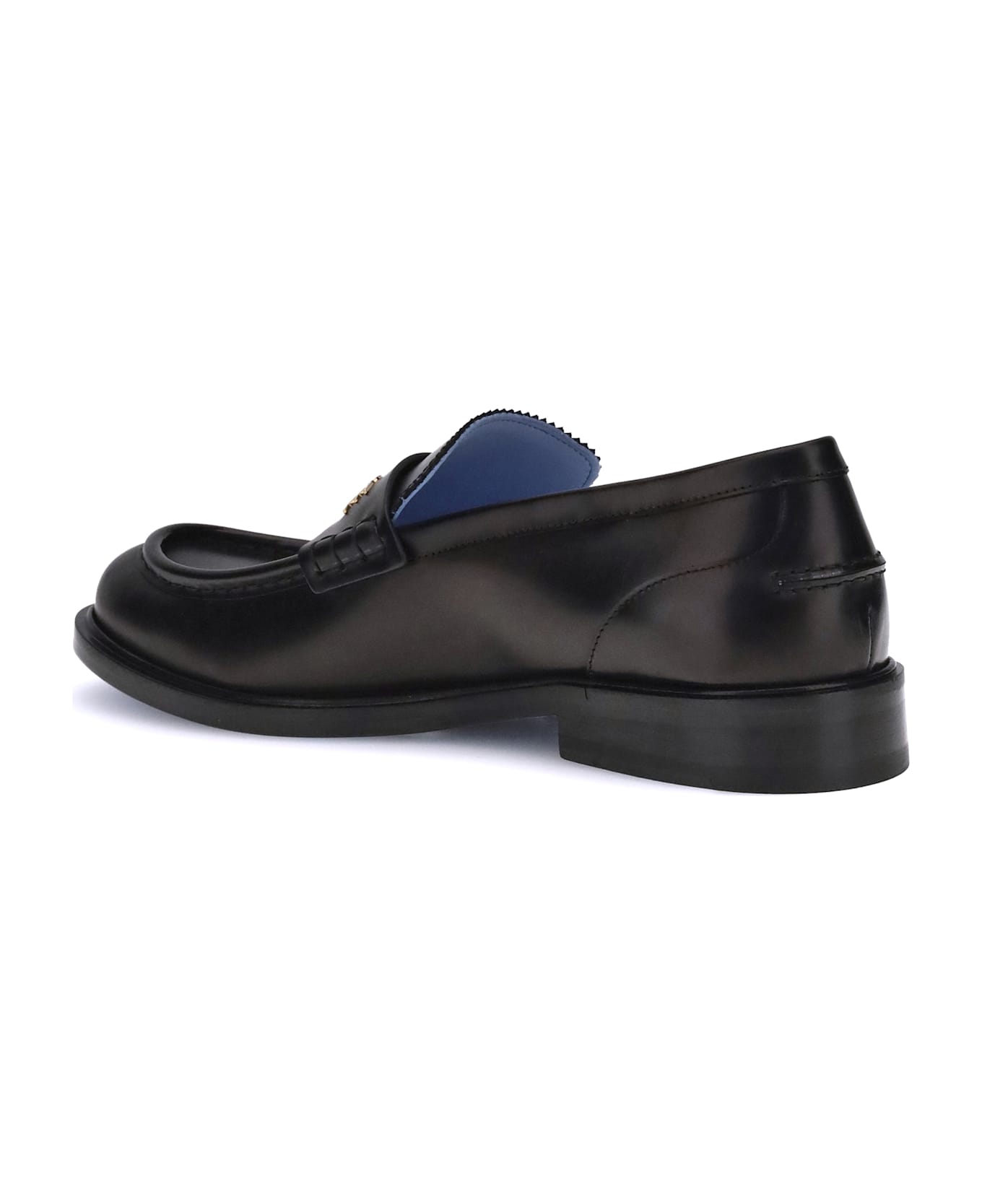 Versace Leather Loafers