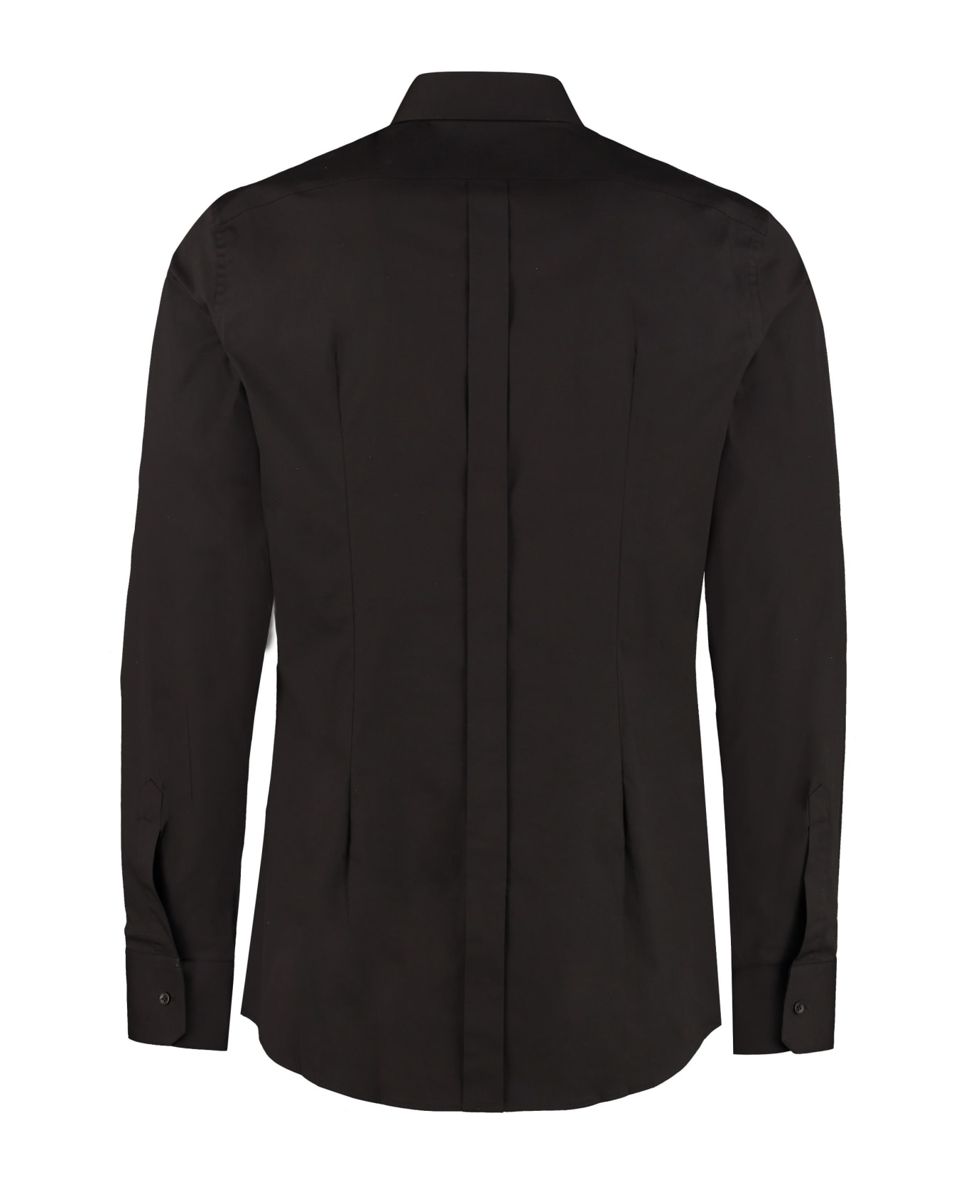 Dolce & Gabbana Classic Italian Collar Cotton Shirt - black シャツ