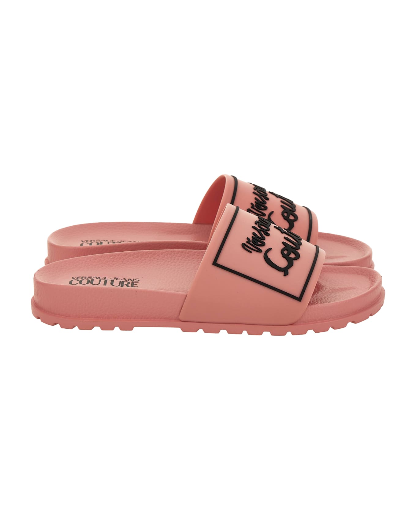 Versace Jeans Couture Pool Slides - Pink