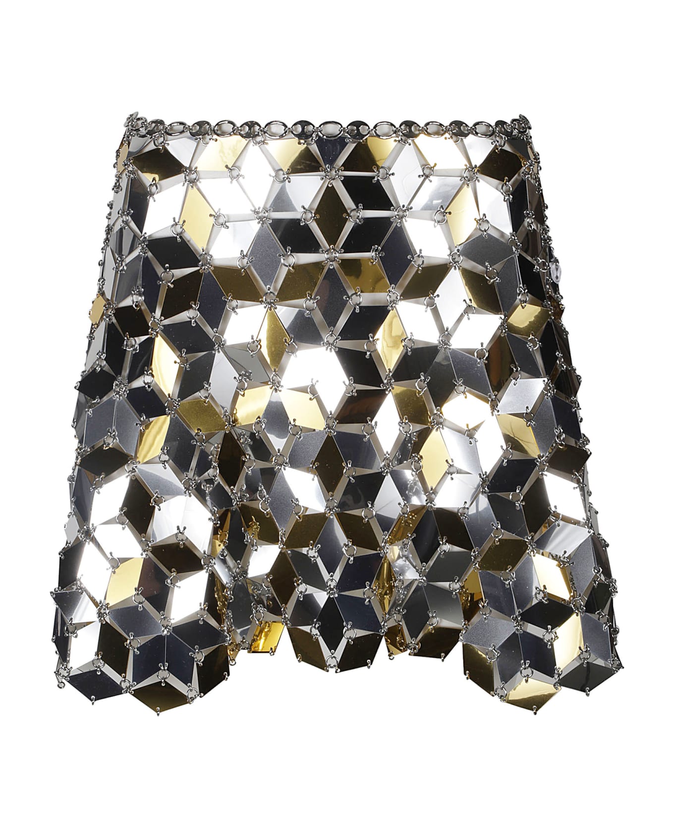 Paco Rabanne Chain Waist Skirt - SILVER スカート