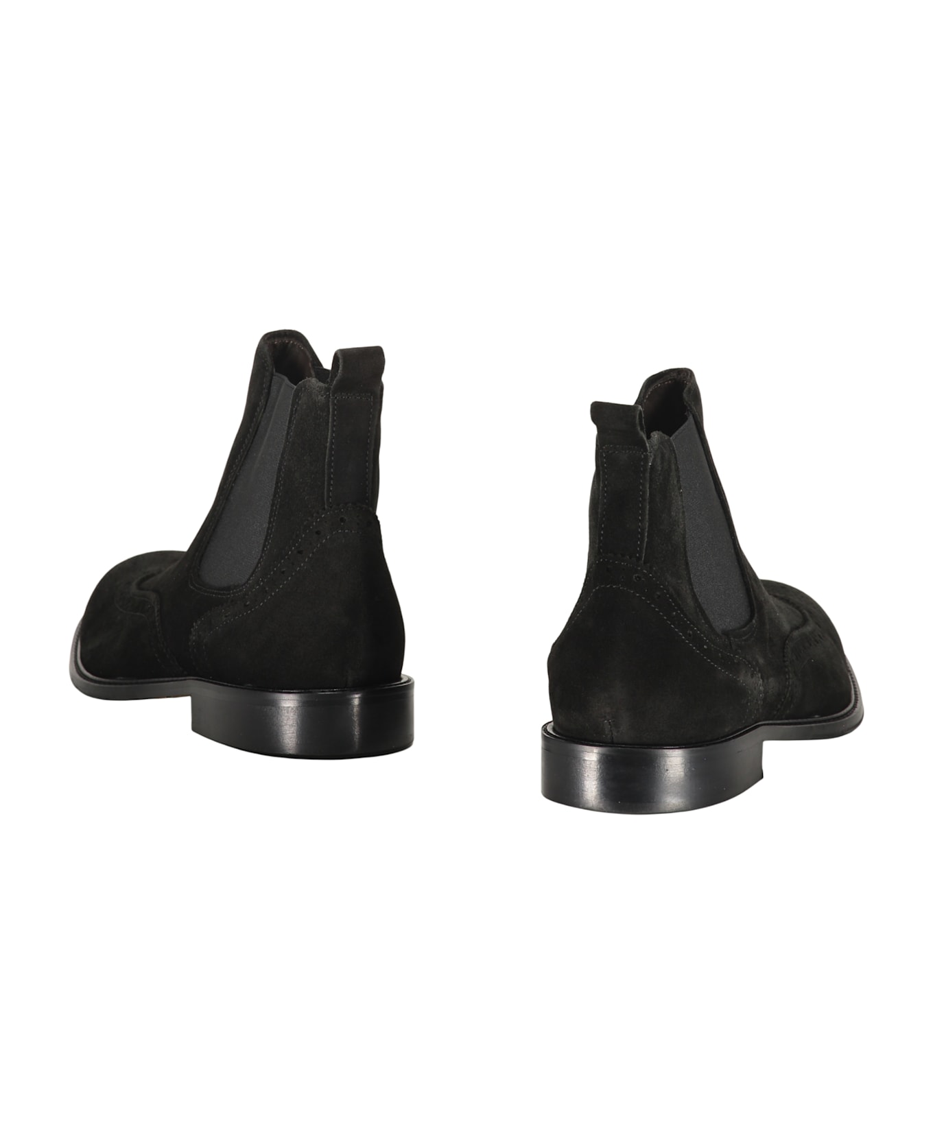 Bruno Magli Suede Chelsea Boots - black