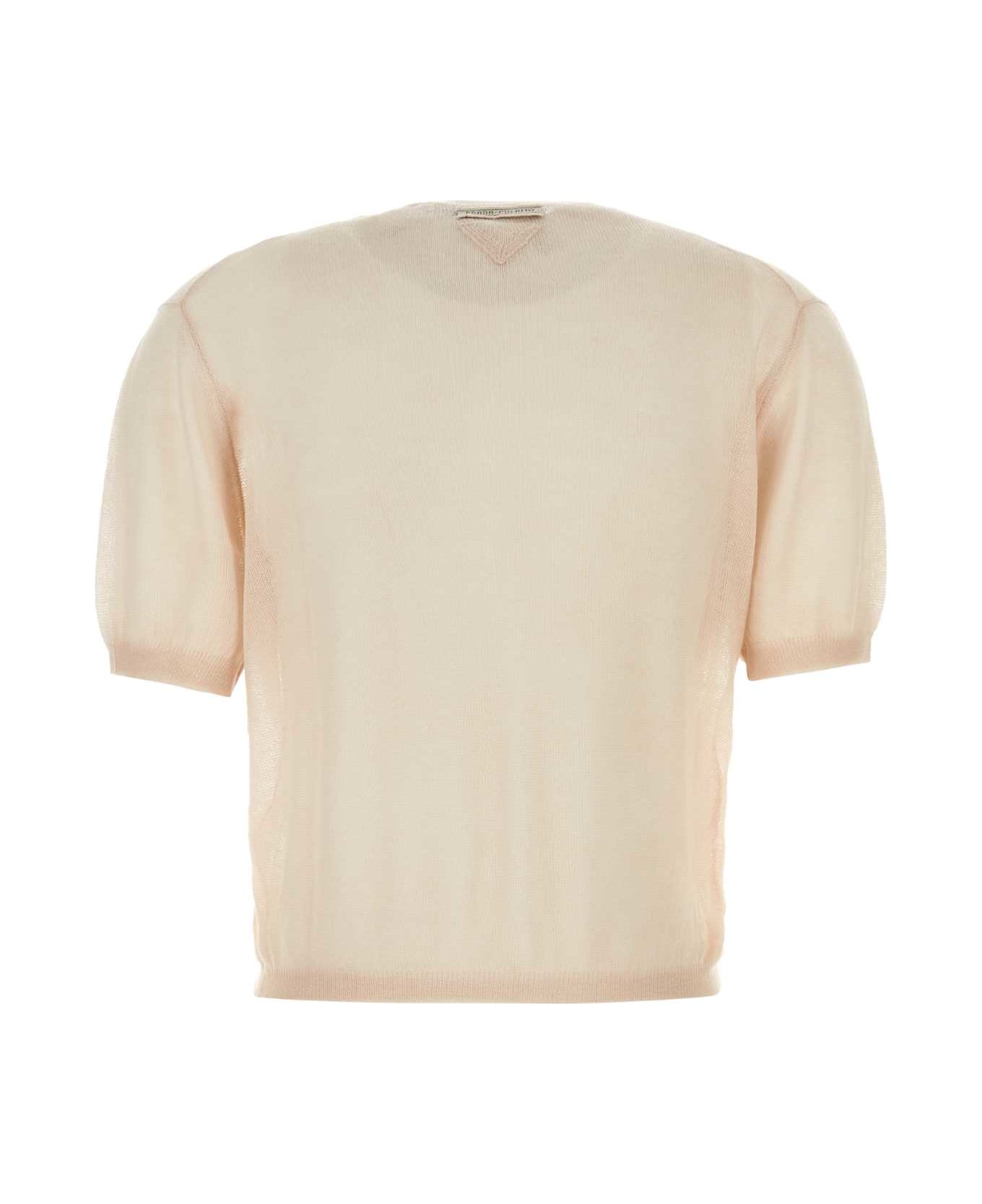 Prada Skin Pink Cashmere Sweater - DESERTO