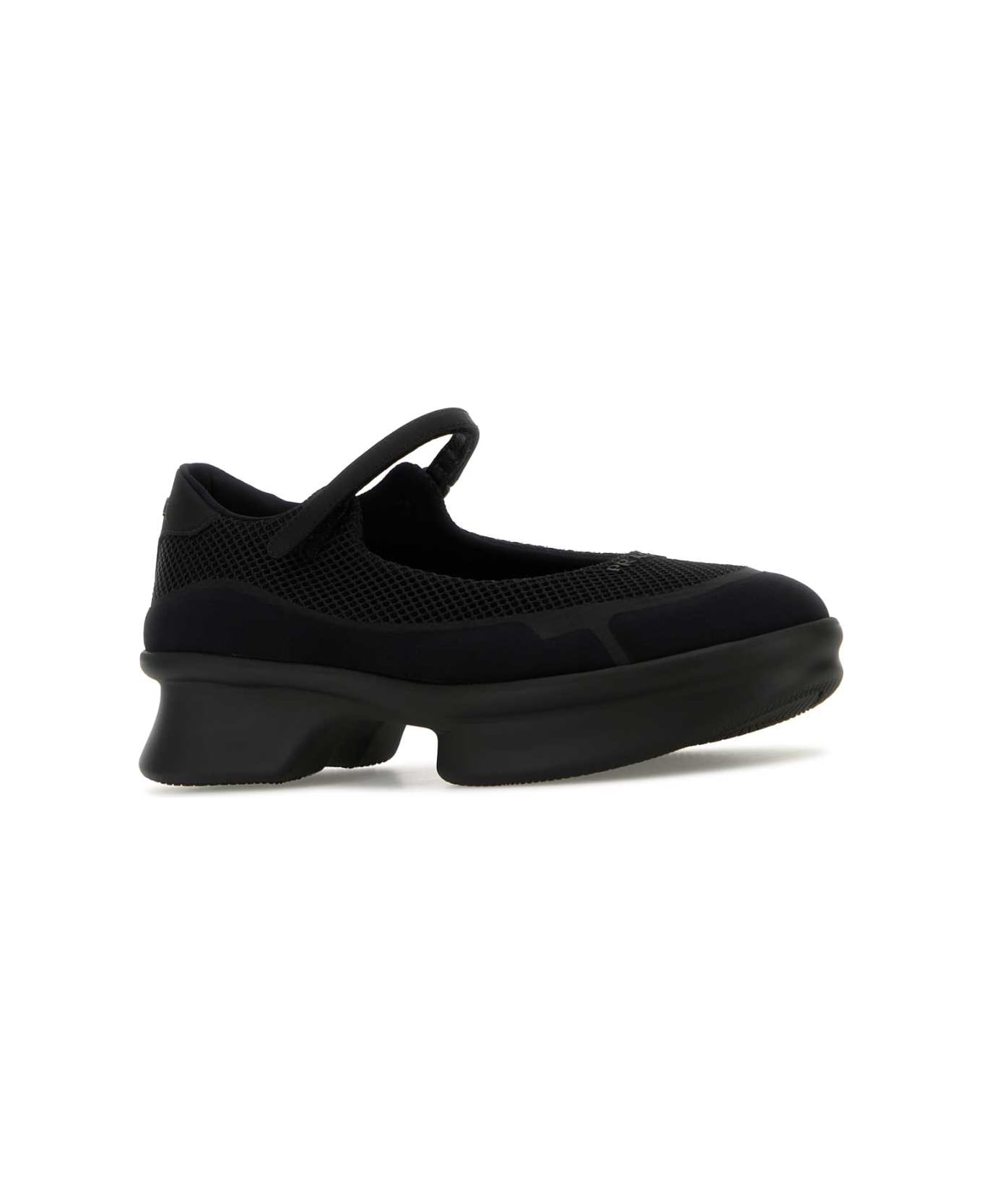 Prada Black Mesh Ballerinas - NERO