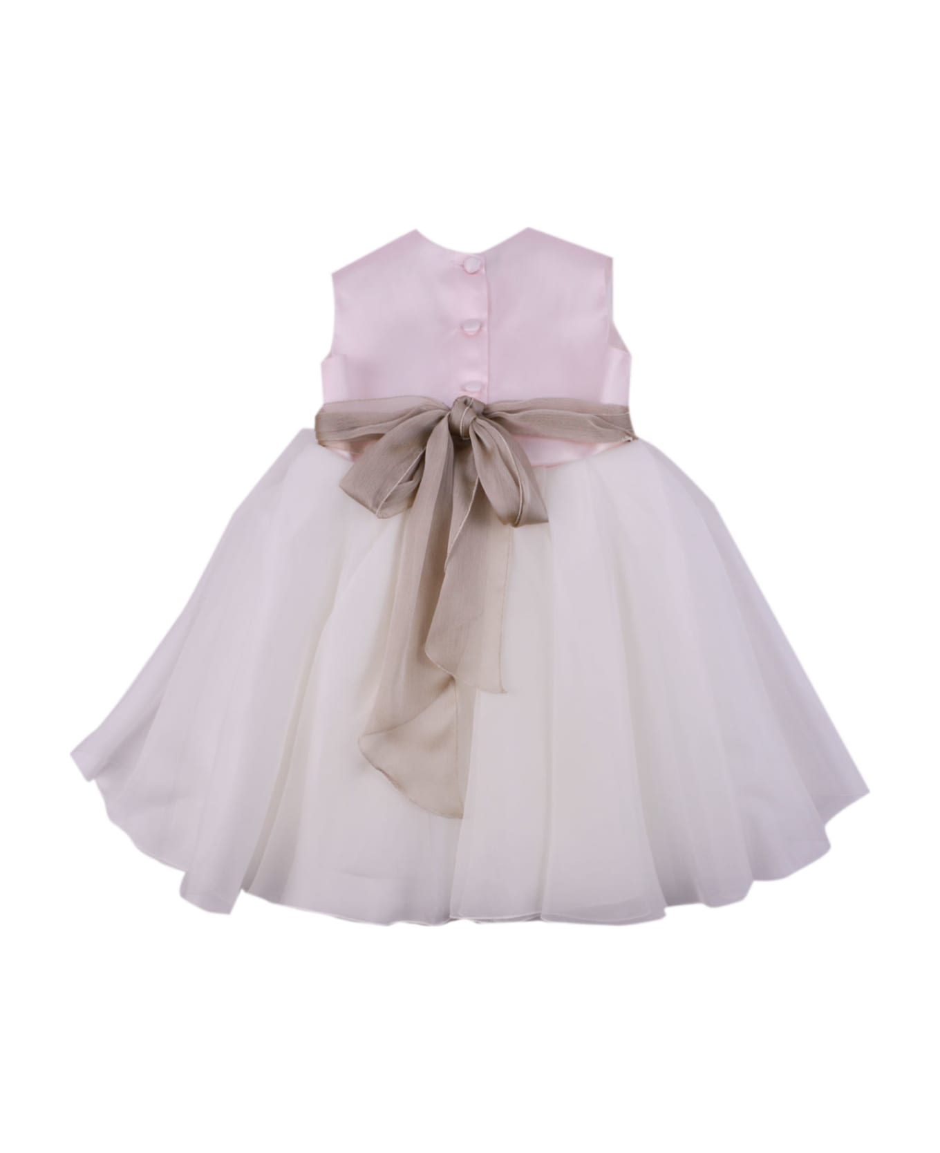 Piccola Giuggiola Silk Dress - Rose ワンピース＆ドレス