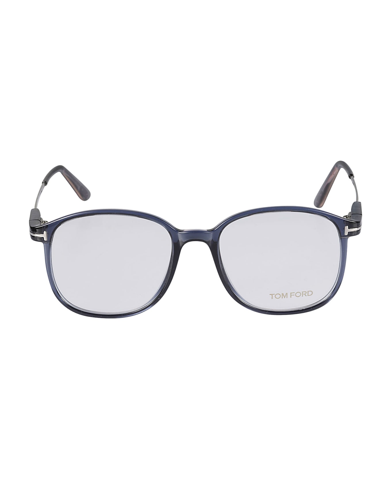 Tom Ford Eyewear Round Clear Lens Glasses - 090