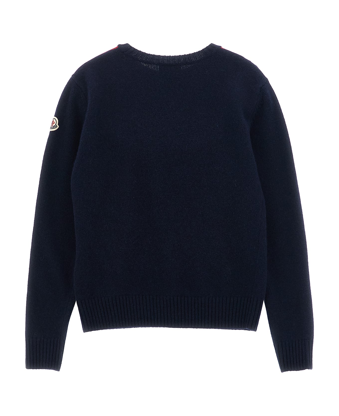 Moncler Tricolor Detail Sweater - Blue
