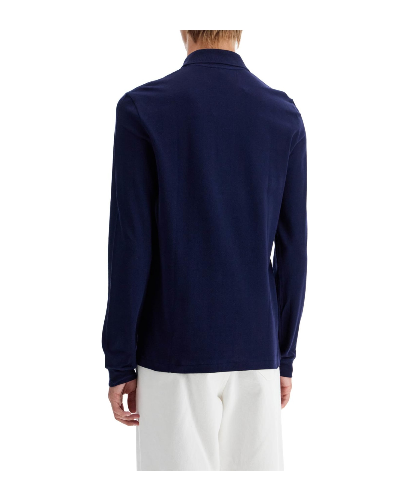 Lacoste 'classic Fit Long Sleeve Polo Shirt - BLUE NAVY (Blue)