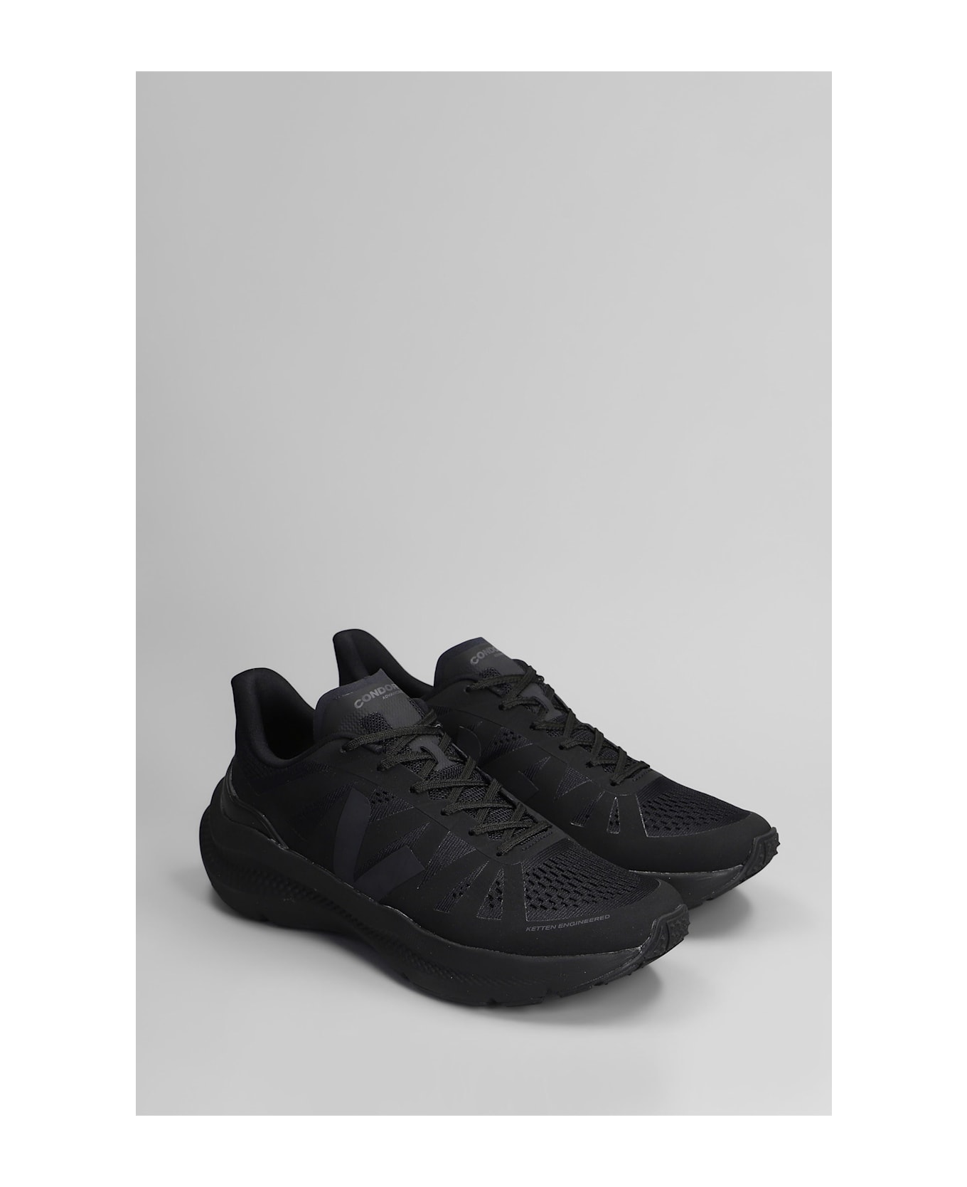 Veja Condor 3 Adv Sneakers In Black Fabric - black