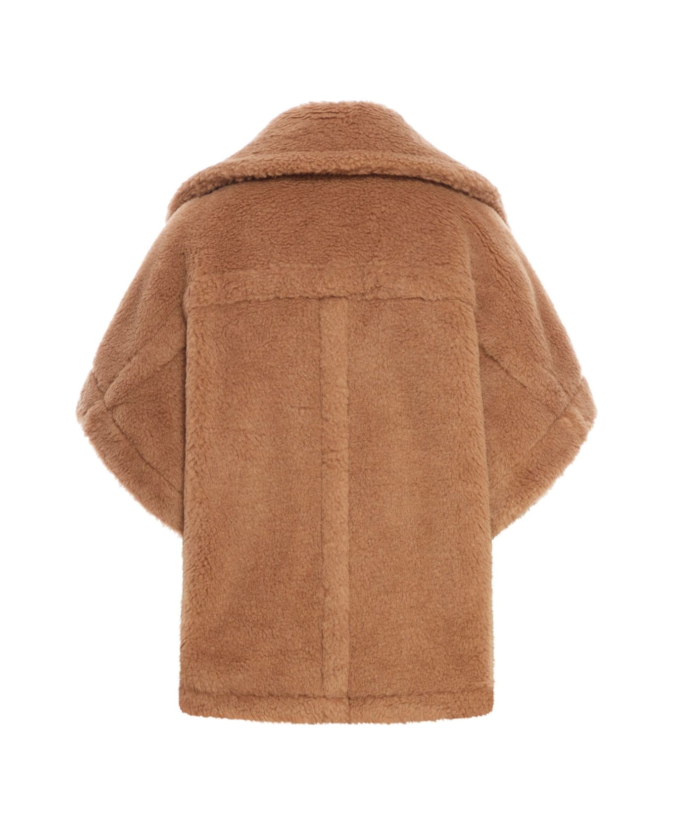 Max Mara Newmanto Short-sleeved Coat - Brown