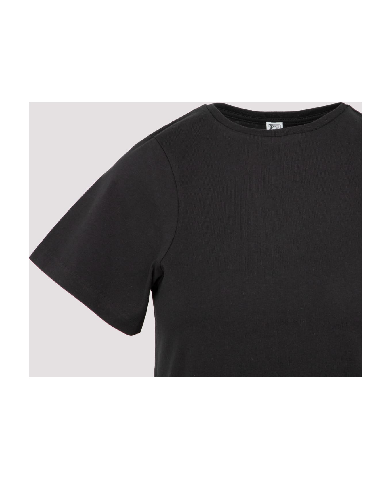 Totême Curved Seam T-shirt - Black