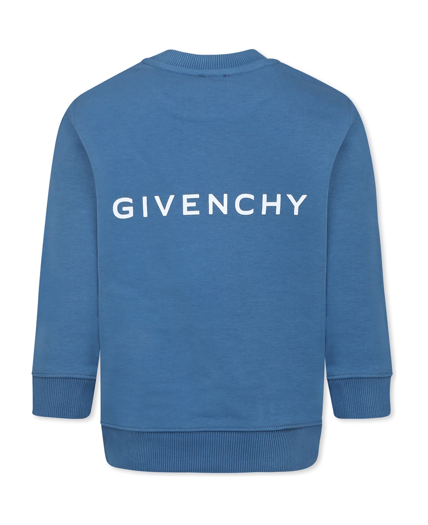 Givenchy Blue Sweatshirt For Boy With 4g Motif - Blue