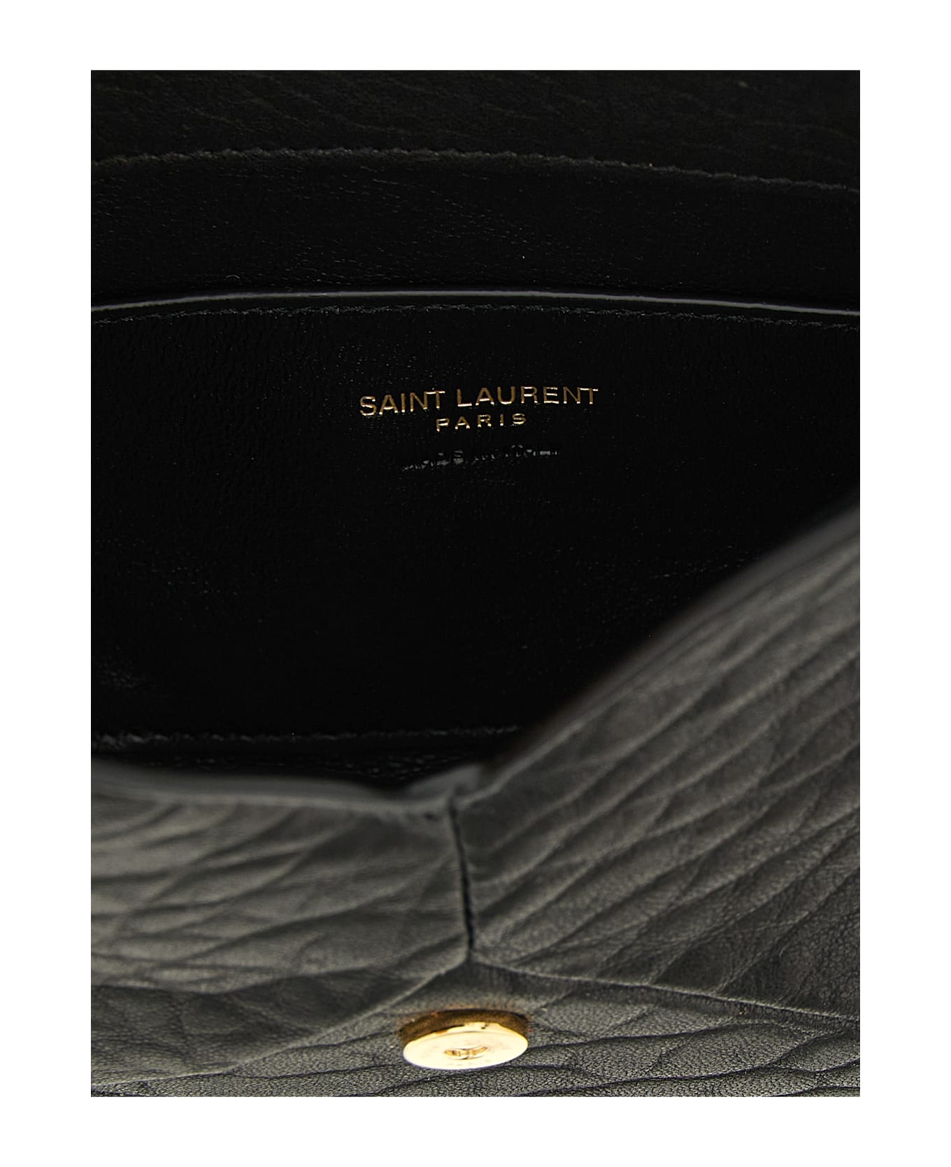 Saint Laurent 
cassandre
 Clutch - Black  