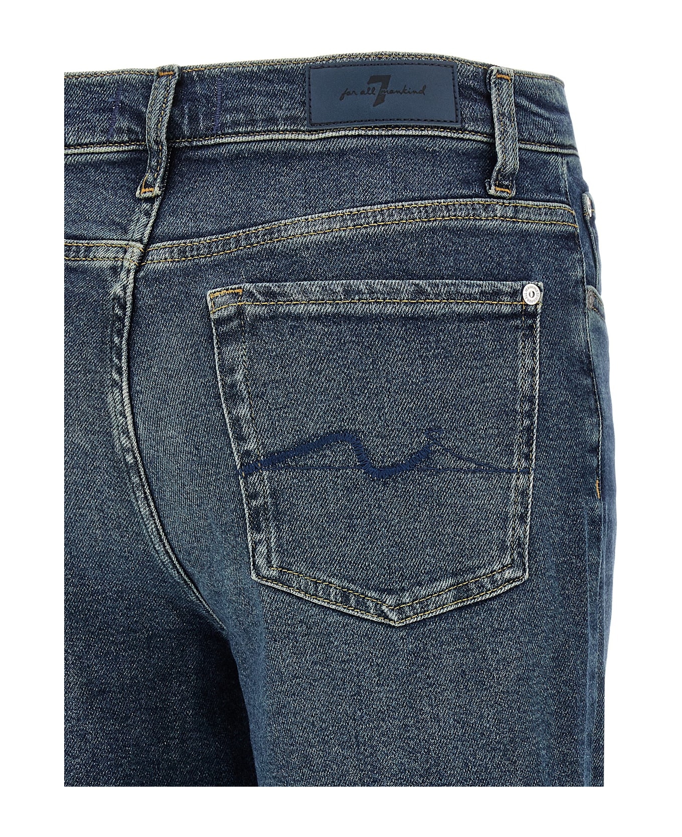 7 For All Mankind 
alexa Cropped
 Jeans - Light Blue