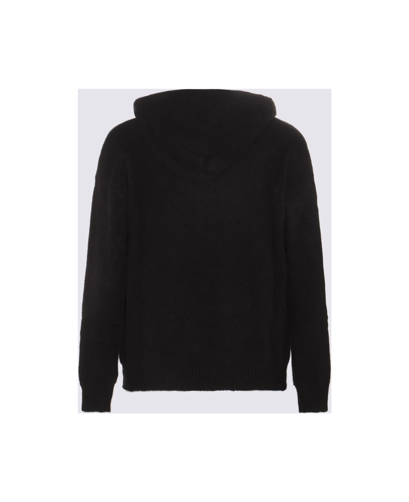 Laneus Black Cashmere And Silk Blend Sweater - Black