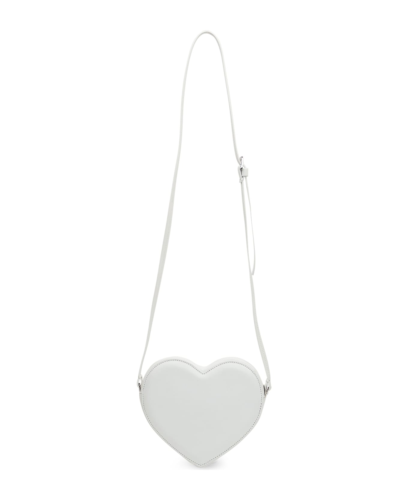 AMBUSH Flat Heart Crossbody Bag - WHITE