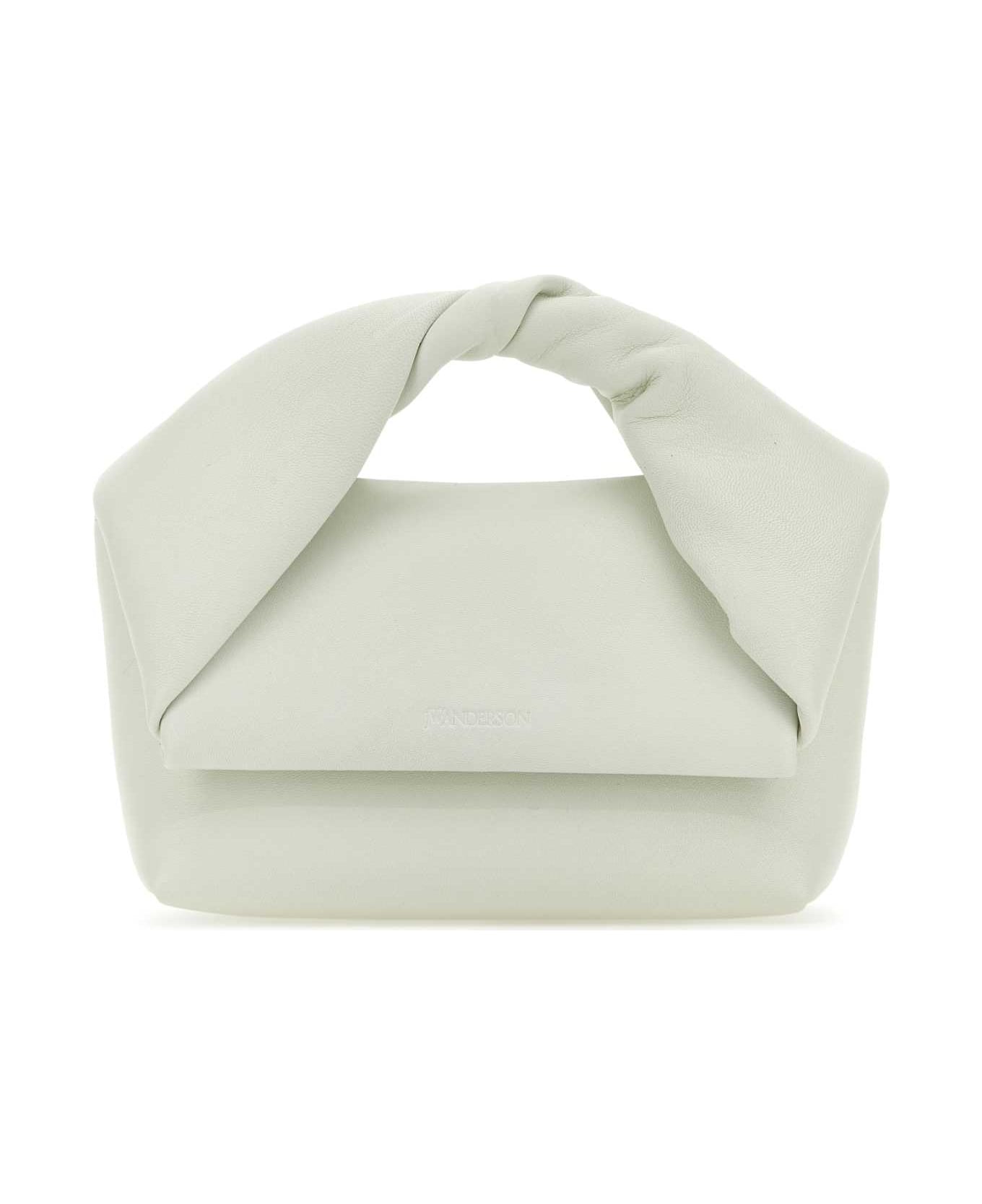 J.W. Anderson Ivory Nappa Leather Midi Twister Handbag - OFFWHITE