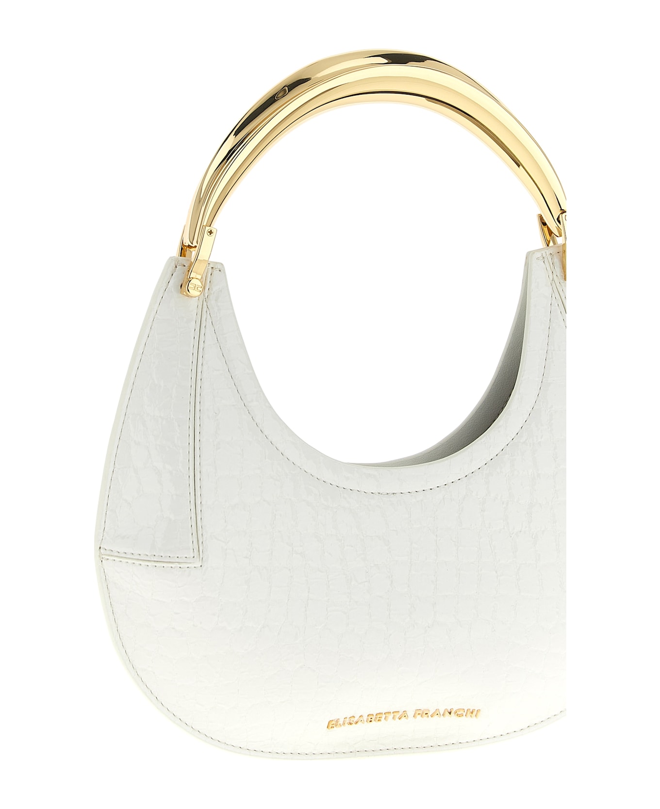 Elisabetta Franchi 'hobo' Small Shoulder Bag - White