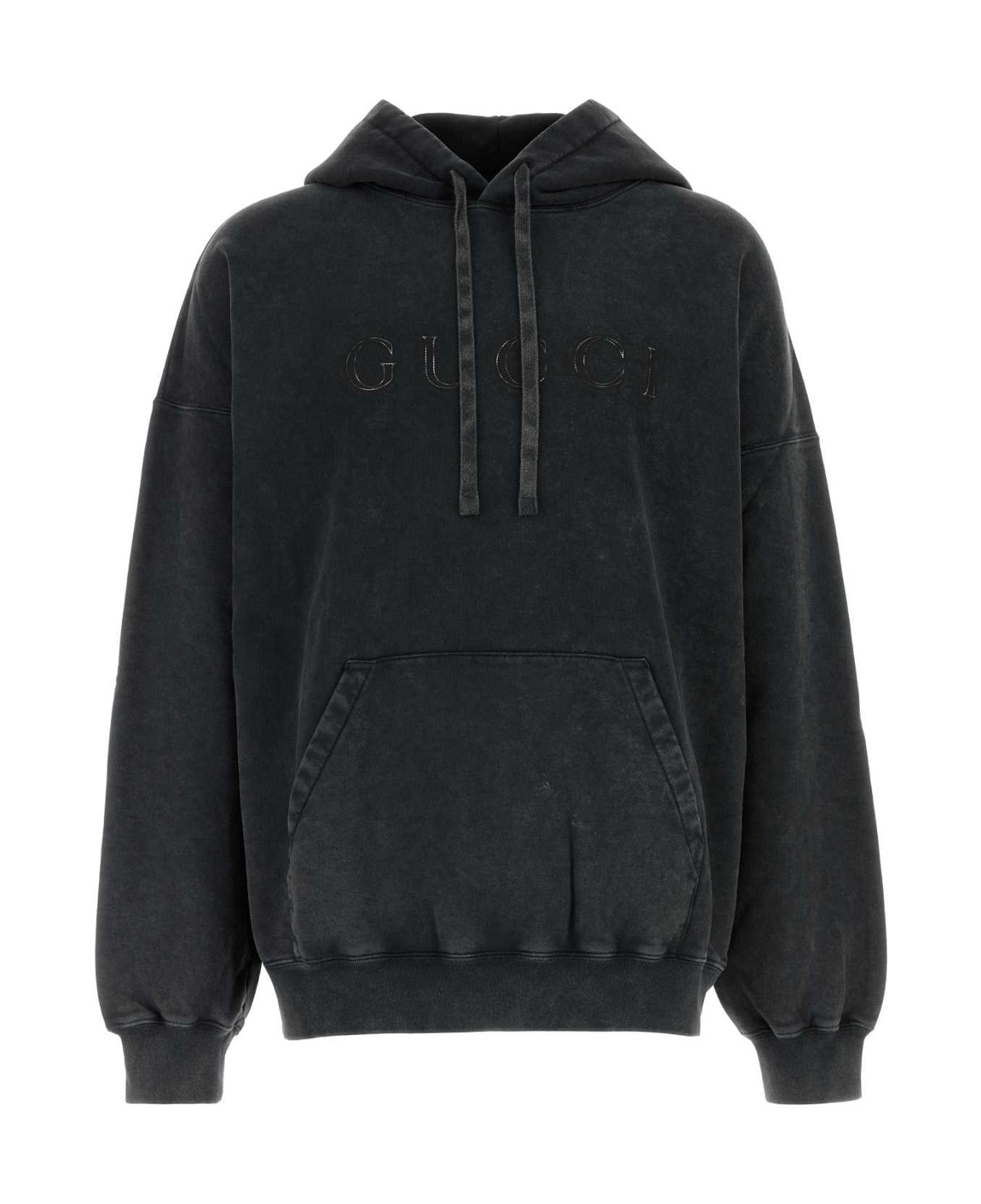 Gucci Charcoal Cotton Sweatshirt - Black