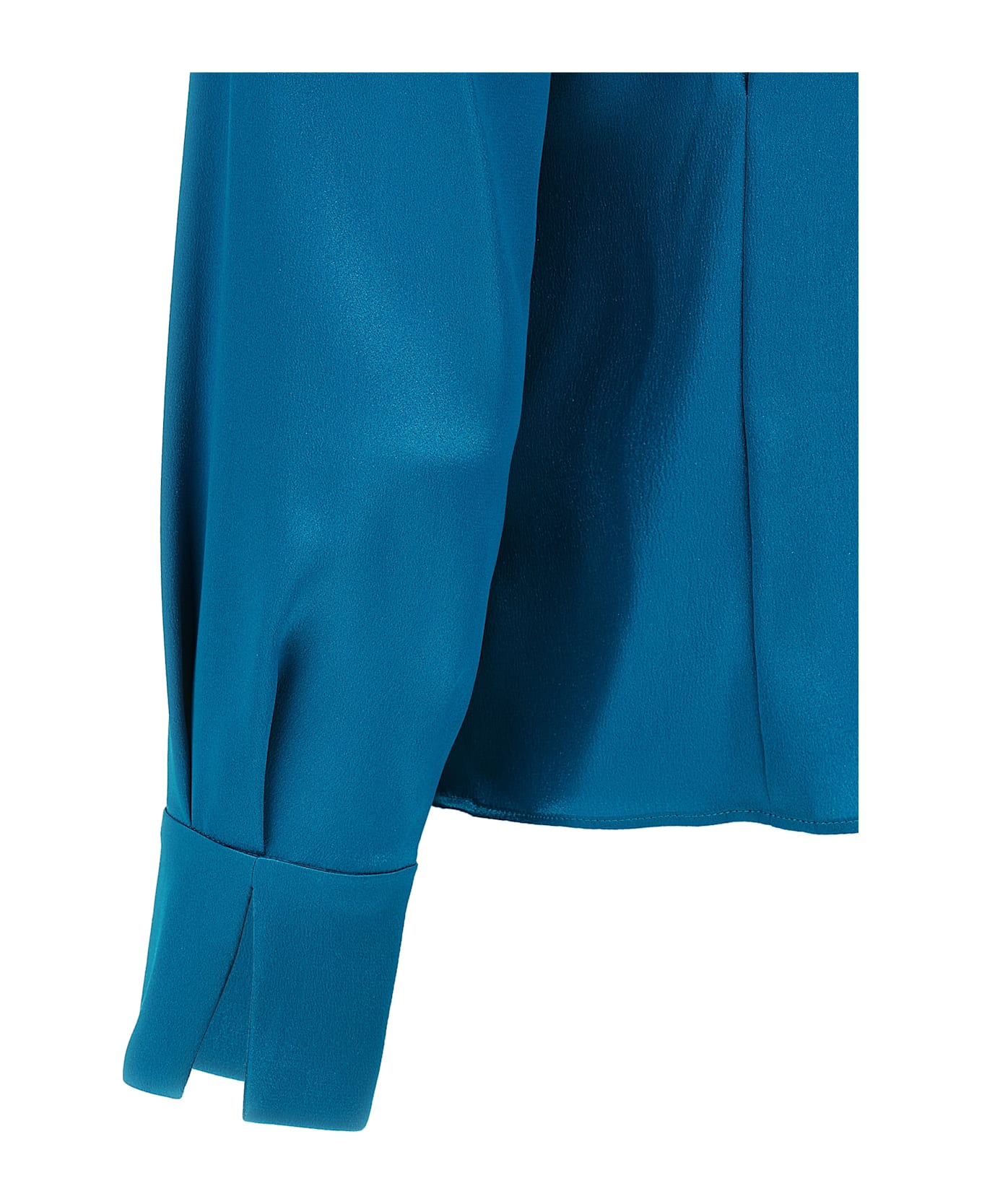 Alberta Ferretti Draped Shirt - Blue
