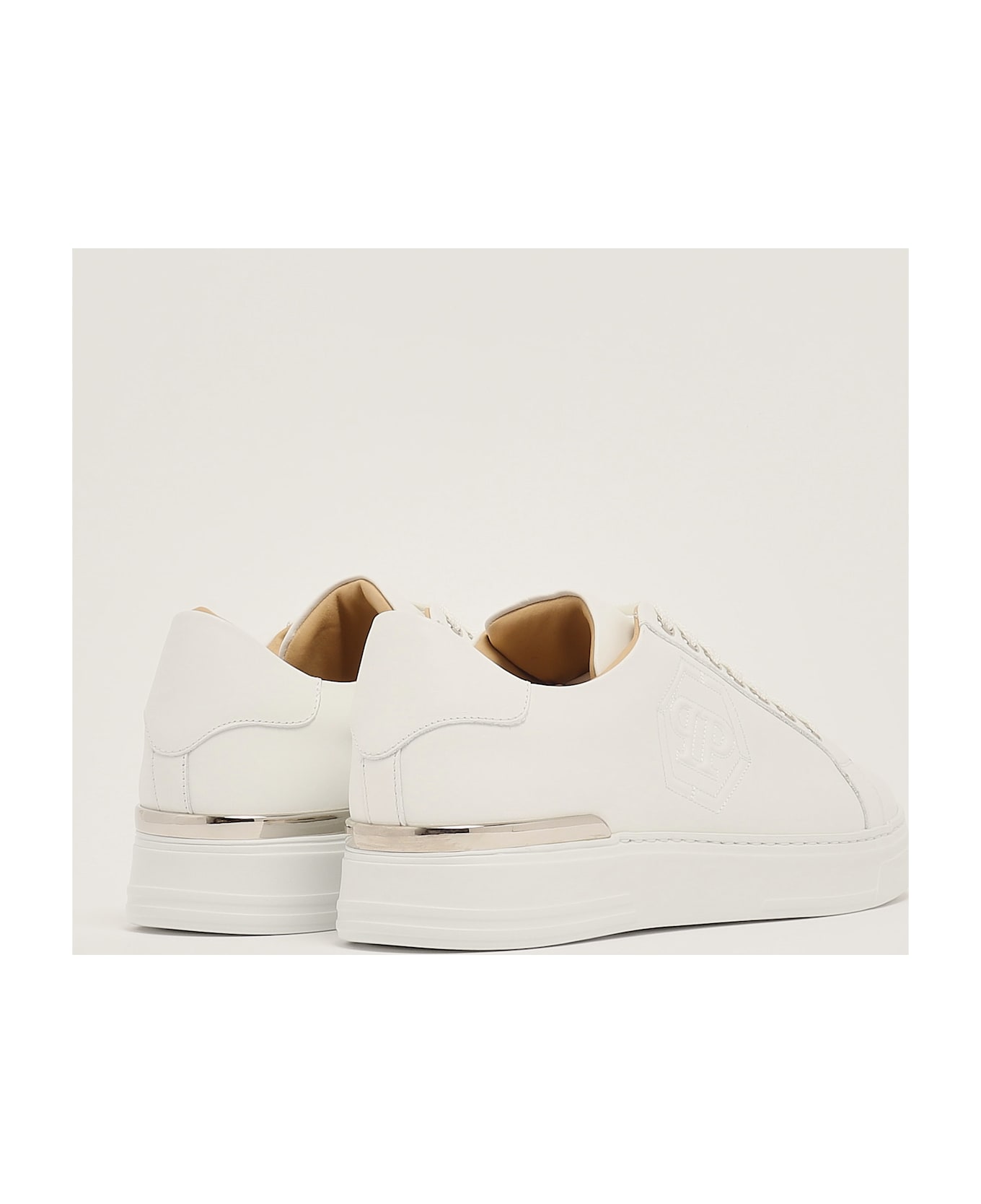 Philipp Plein Hexagon Lo-top Sneaker - BIANCO