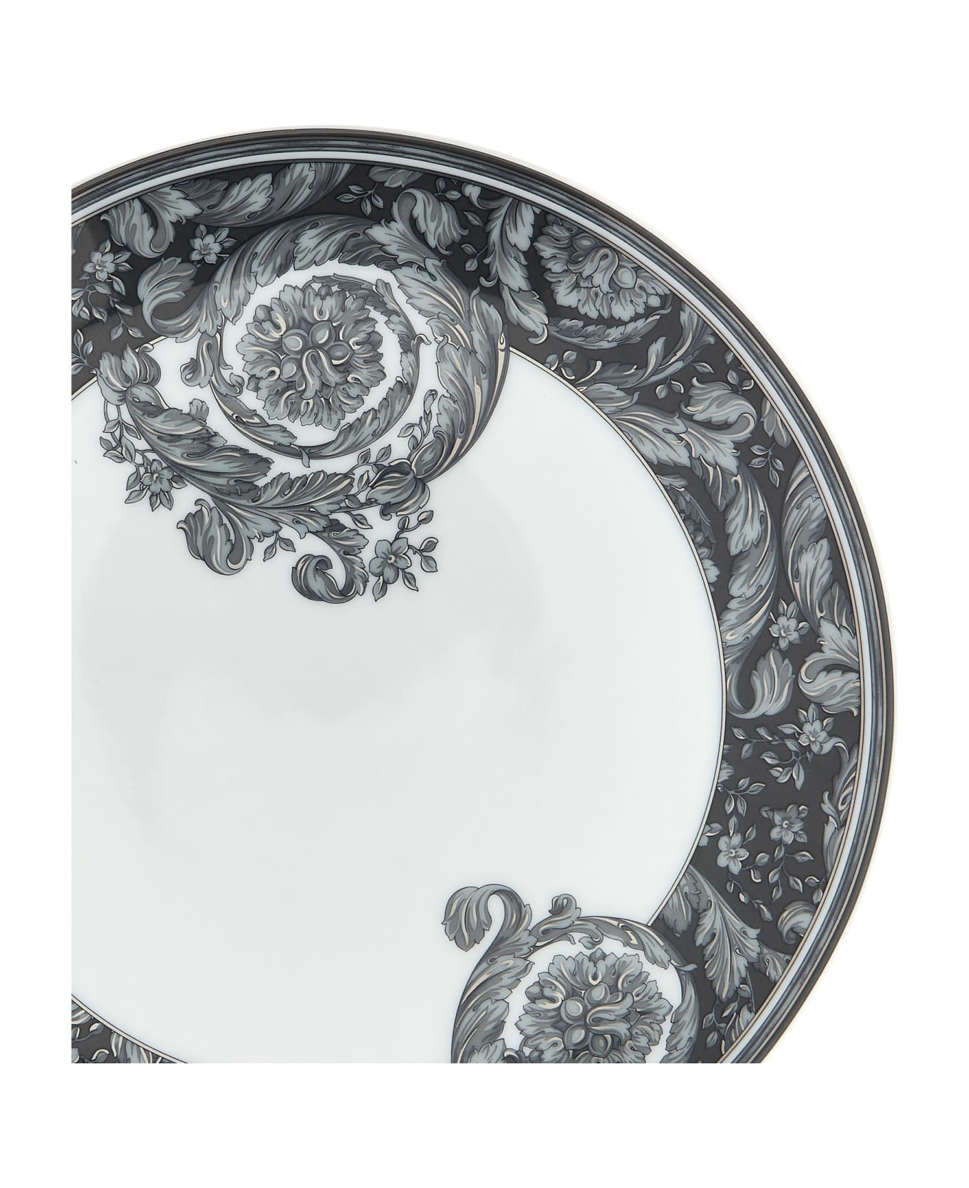 Versace 'barocco Haze' Dinner Plate 21 Cm - Gray